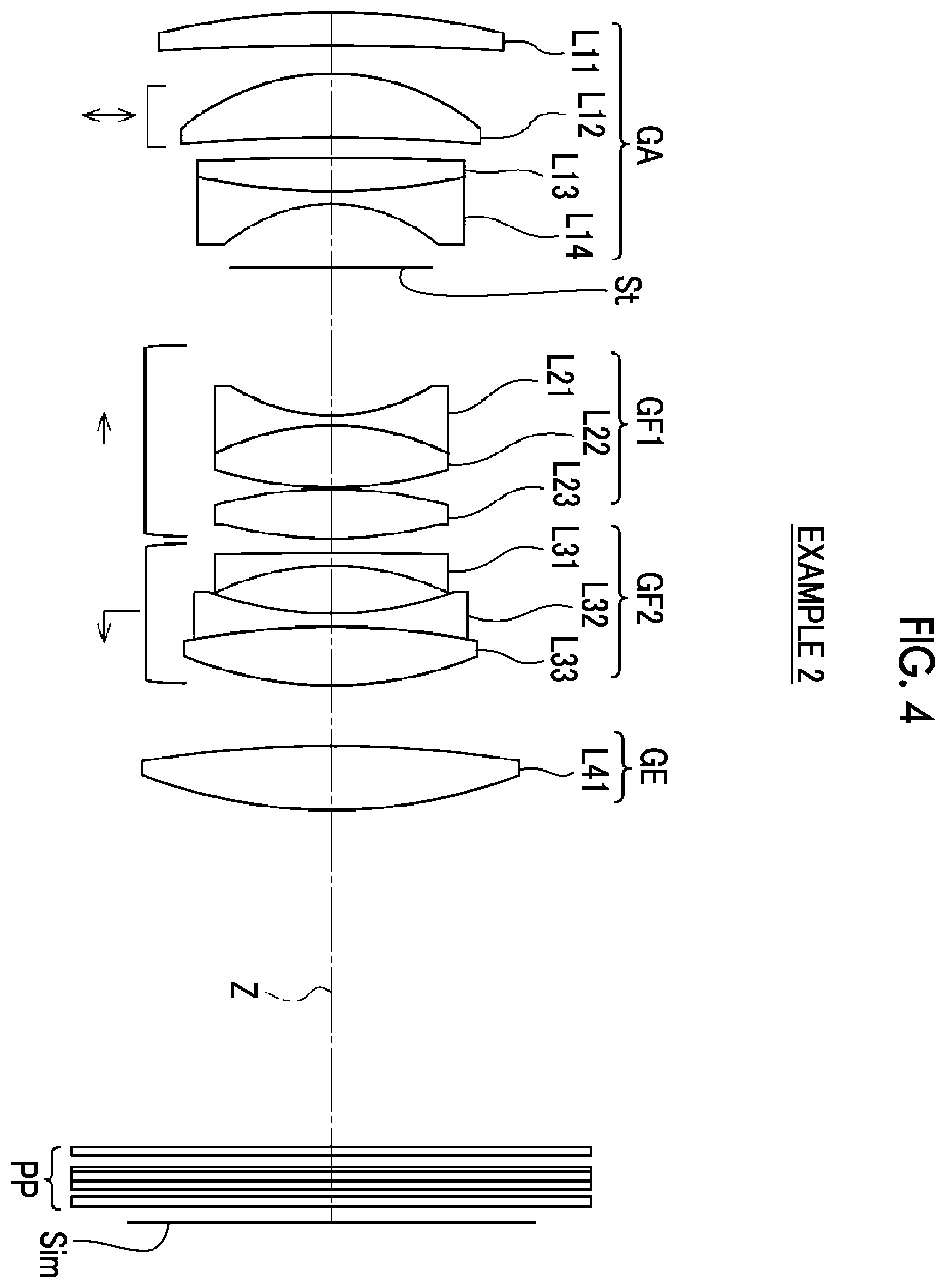 Patent US11841487 Figure 4 – Imaging lens and imaging apparatus