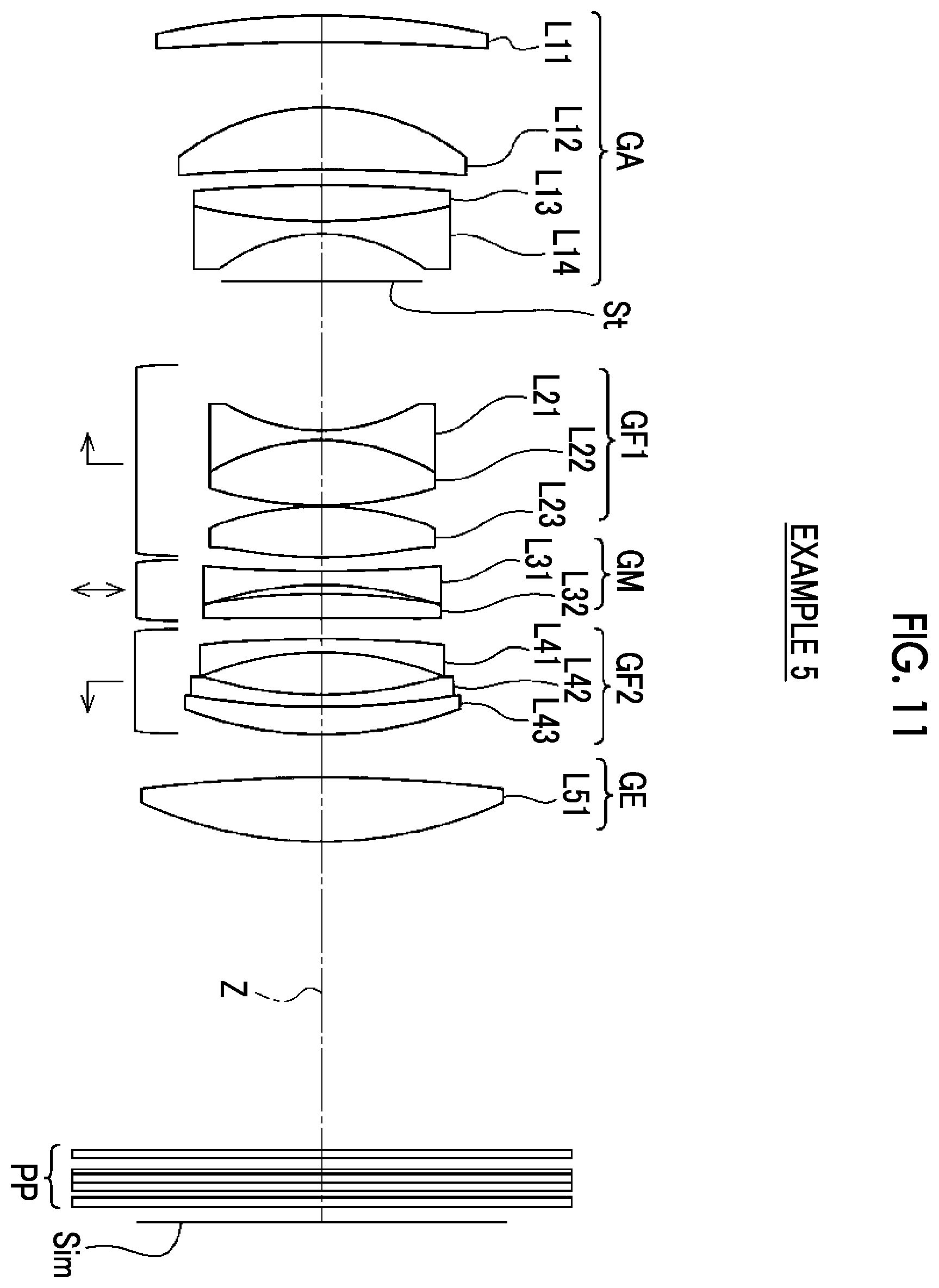 Patent US11841487 Figure 11 – Imaging lens and imaging apparatus