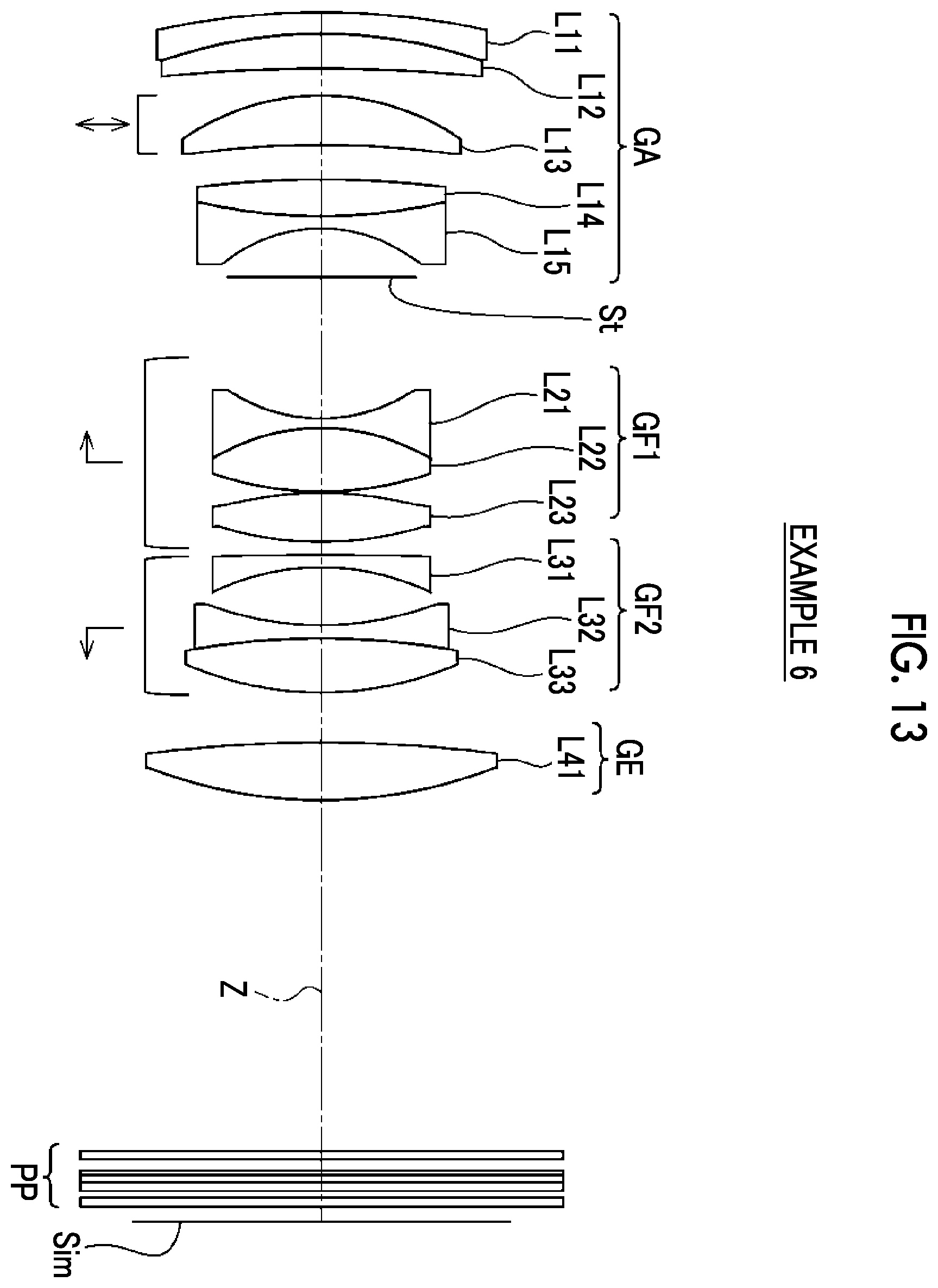 Patent US11841487 Figure 13 – Imaging lens and imaging apparatus