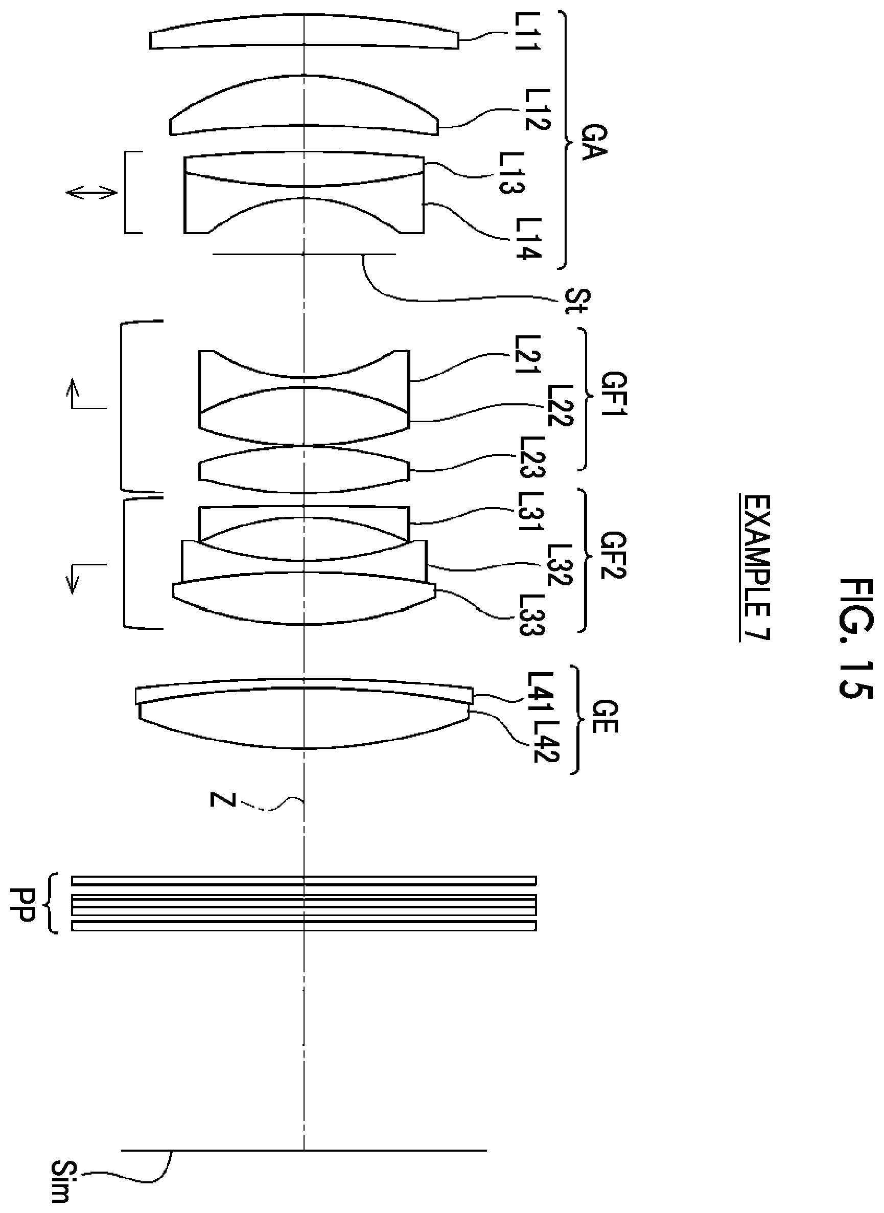 Patent US11841487 Figure 15 – Imaging lens and imaging apparatus