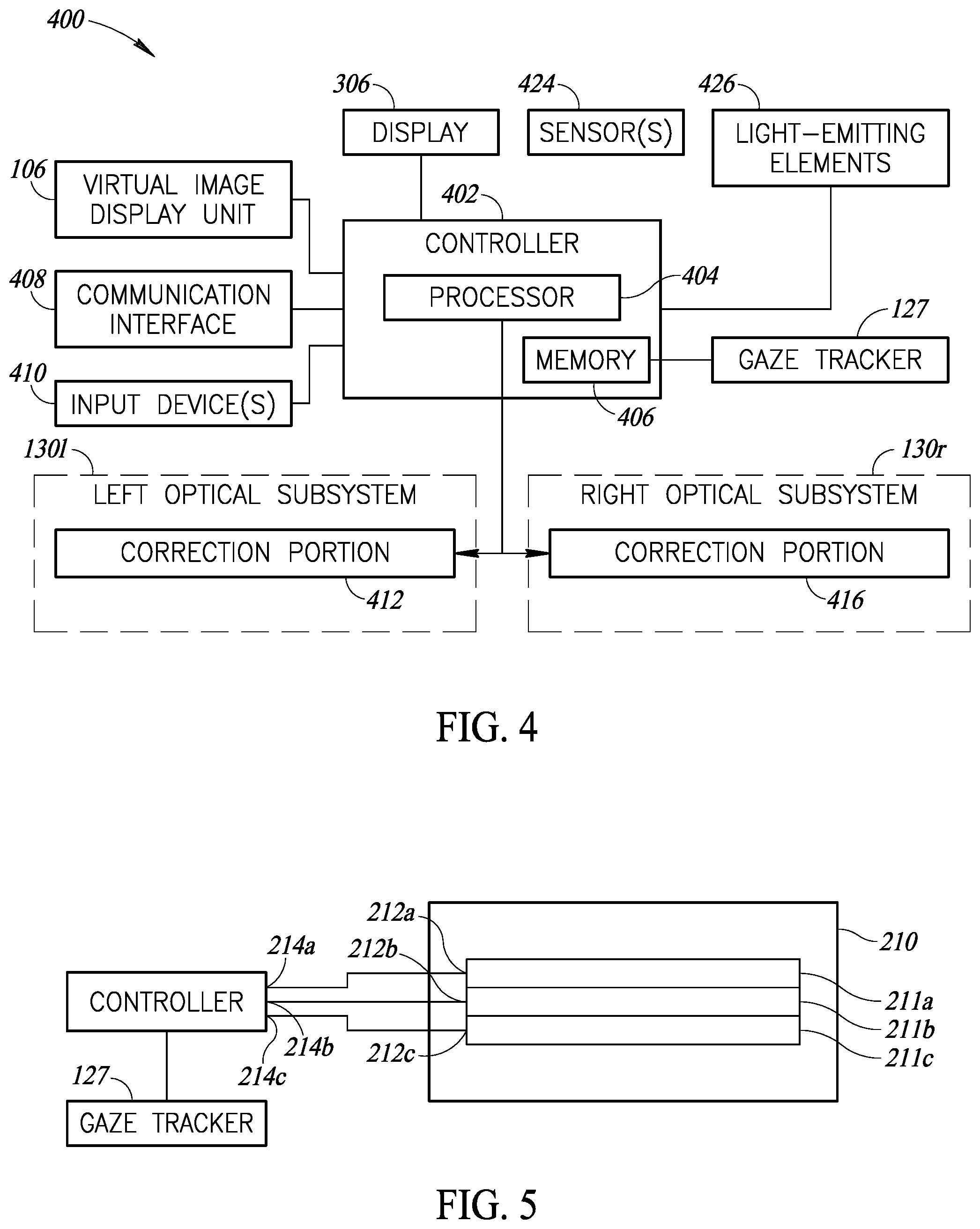 Patent US11841507 Figure 3 – Viewing field-based optical correction using spatially varying polarizers