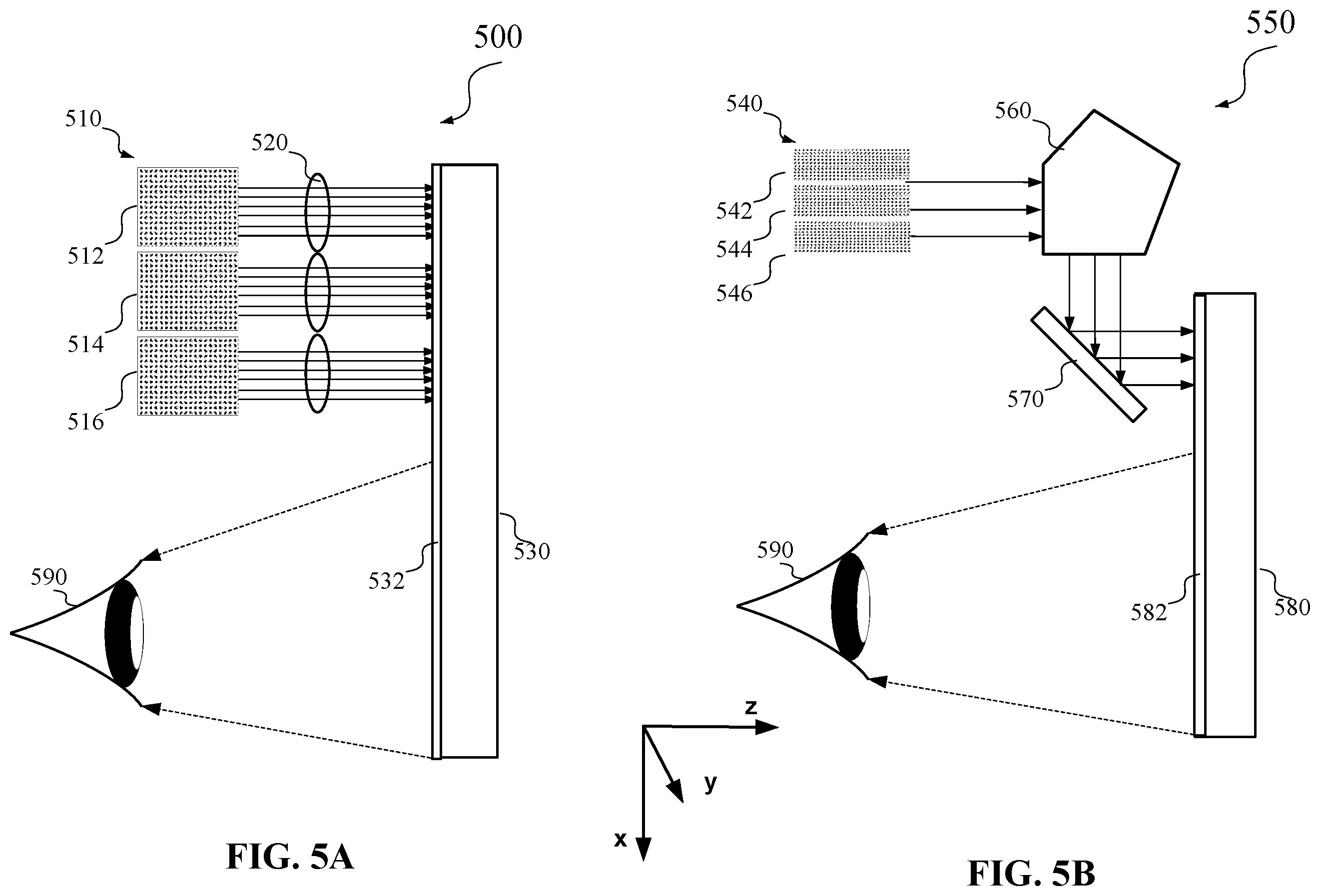 Patent US11841508 Figure 4 – Micro-LED light extraction efficiency enhancement