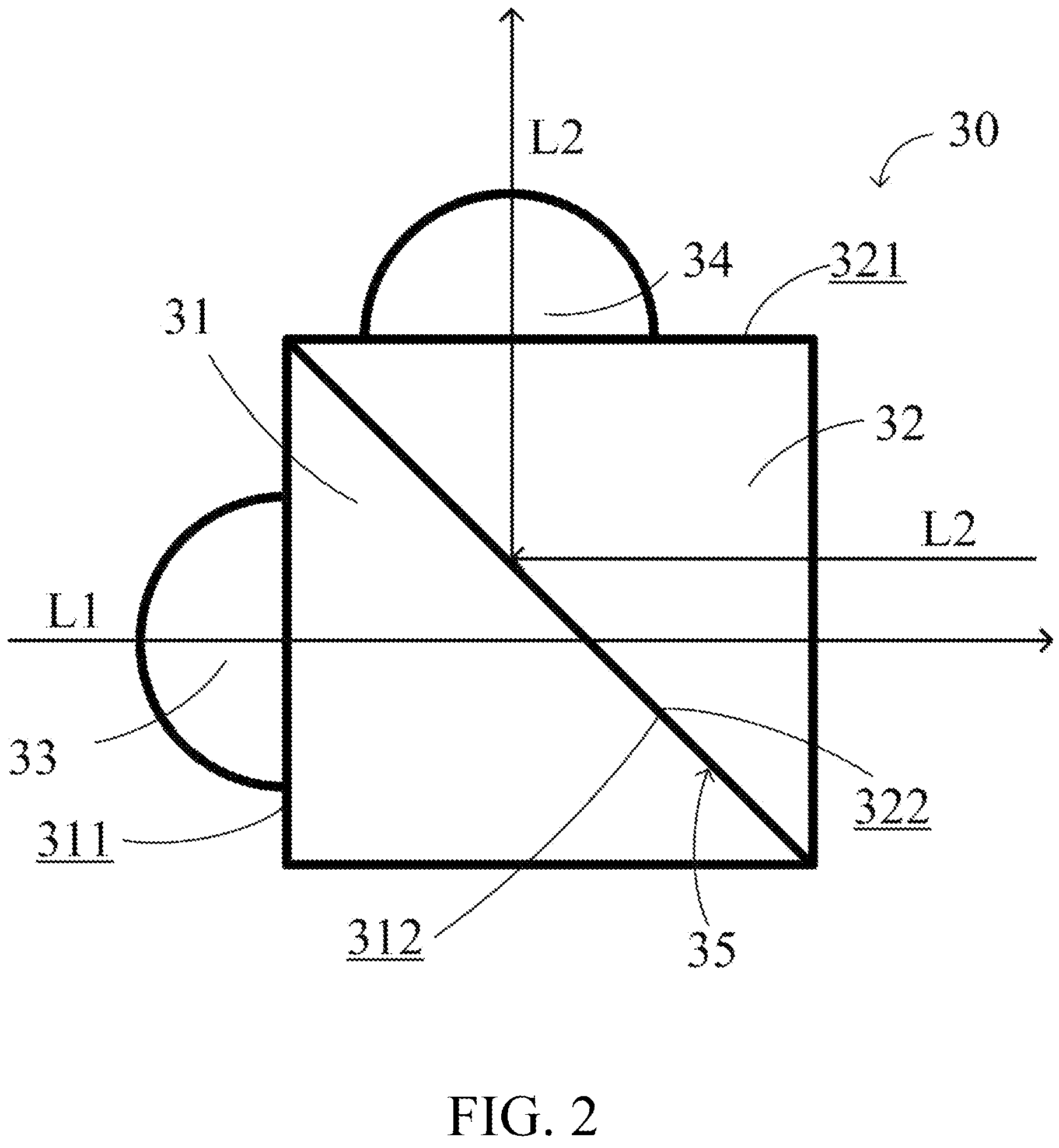 Patent US11841536 Figure 2 – Bi-directional optical communication device reduced in complexity and in number of components