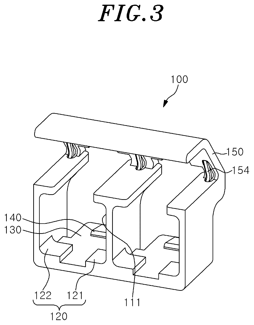 Patent US11841538 Figure 3 – Optical connector holder and optical connector assembly including same