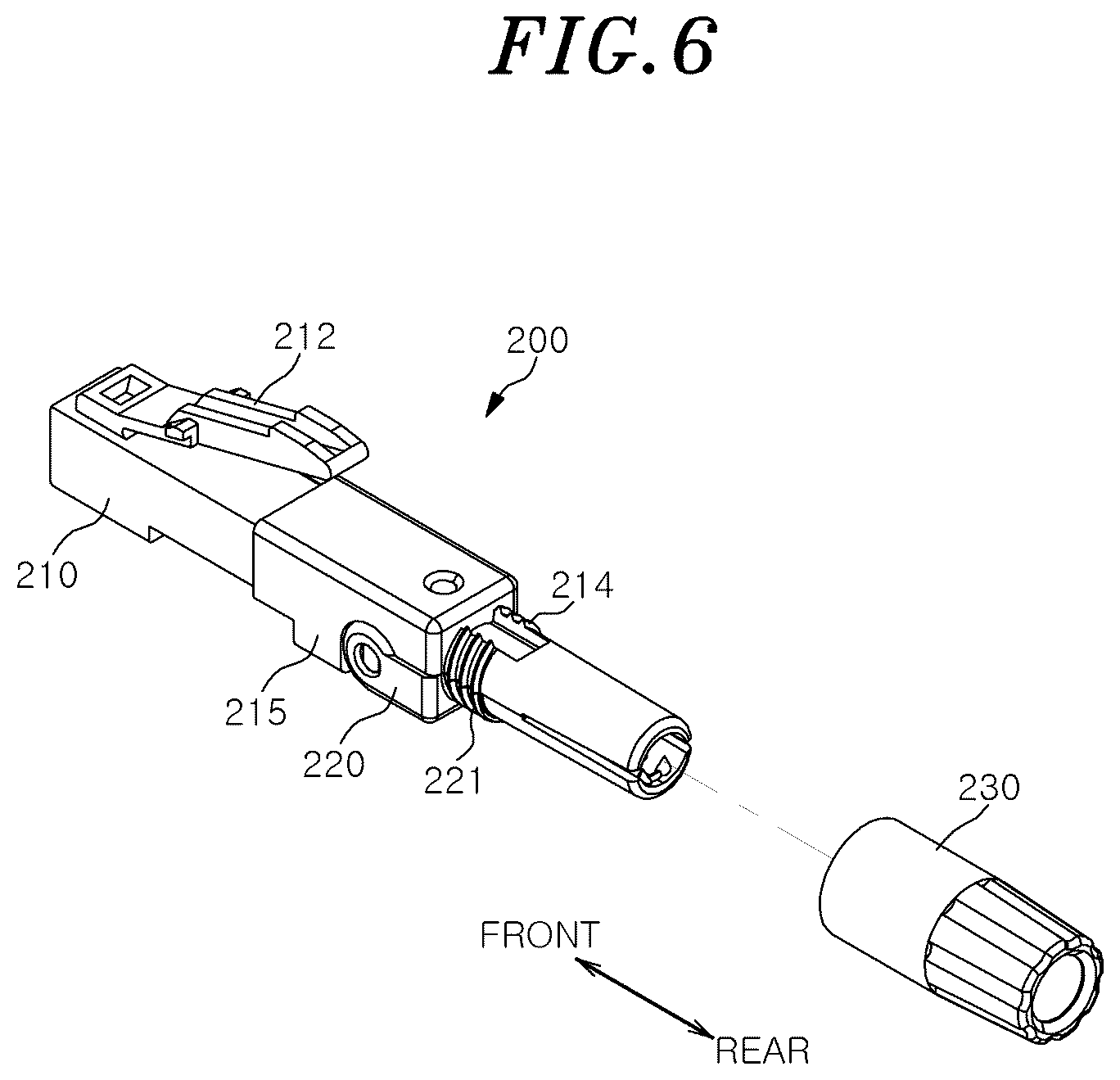 Patent US11841538 Figure 6 – Optical connector holder and optical connector assembly including same