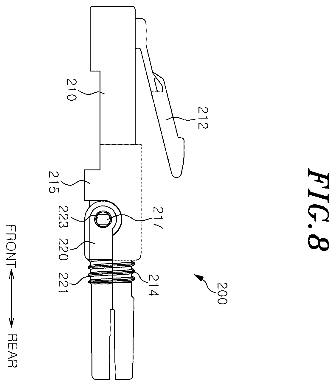 Patent US11841538 Figure 8 – Optical connector holder and optical connector assembly including same