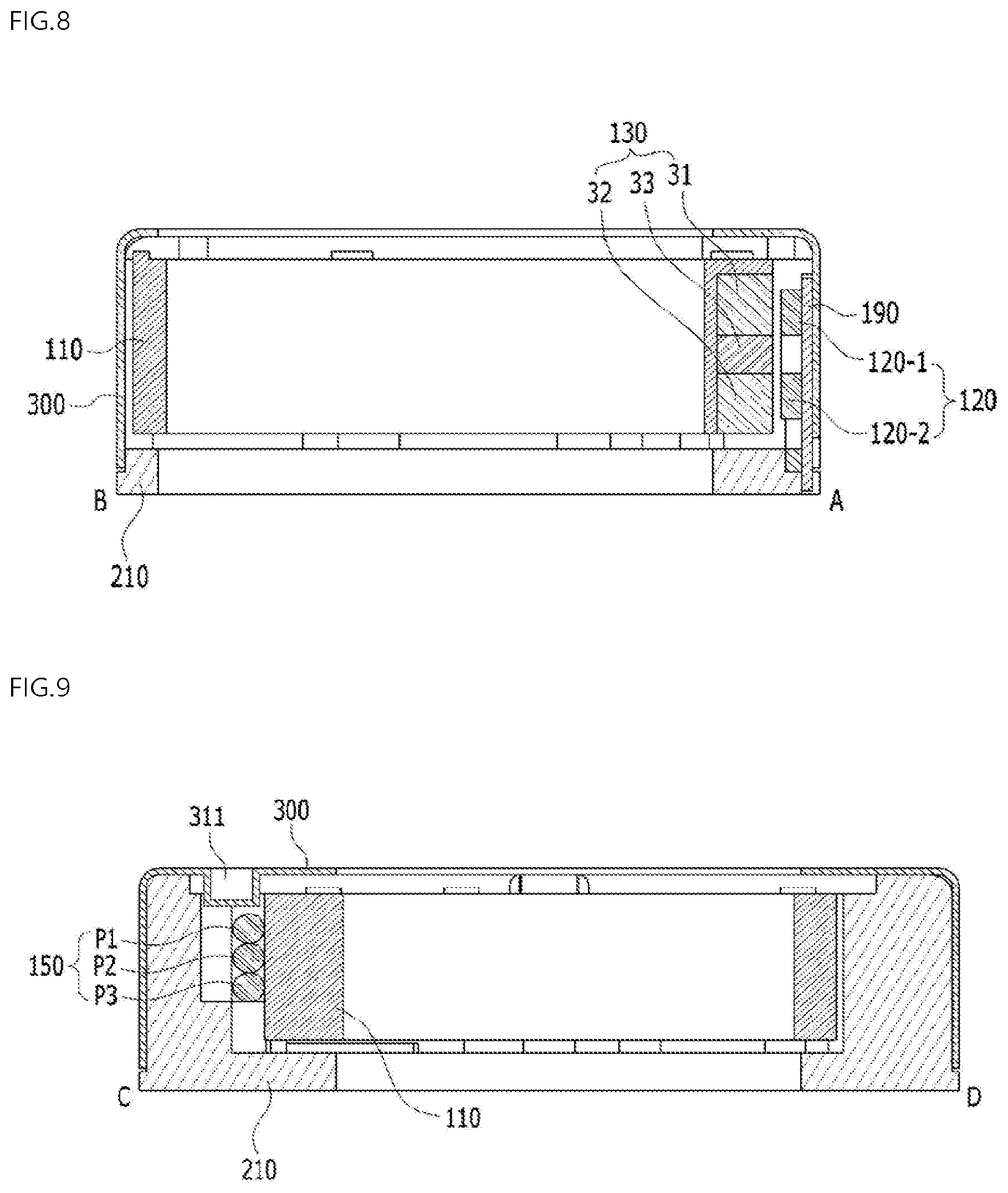 Patent US11841546 Figure 9 – Lens driving device, and camera module and optical device including same