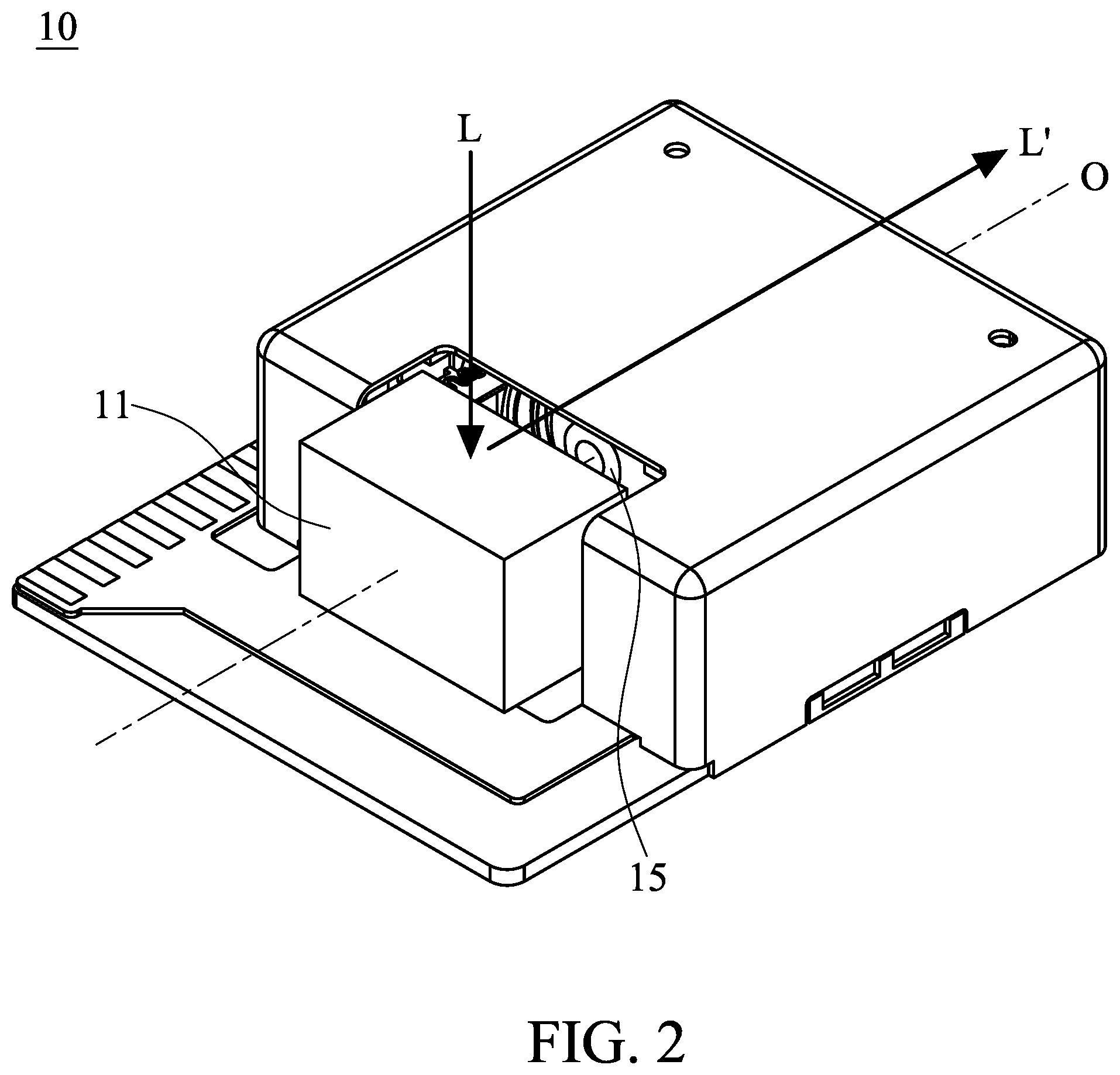 Patent US11841547 Figure 2 – Optical element drive mechanism