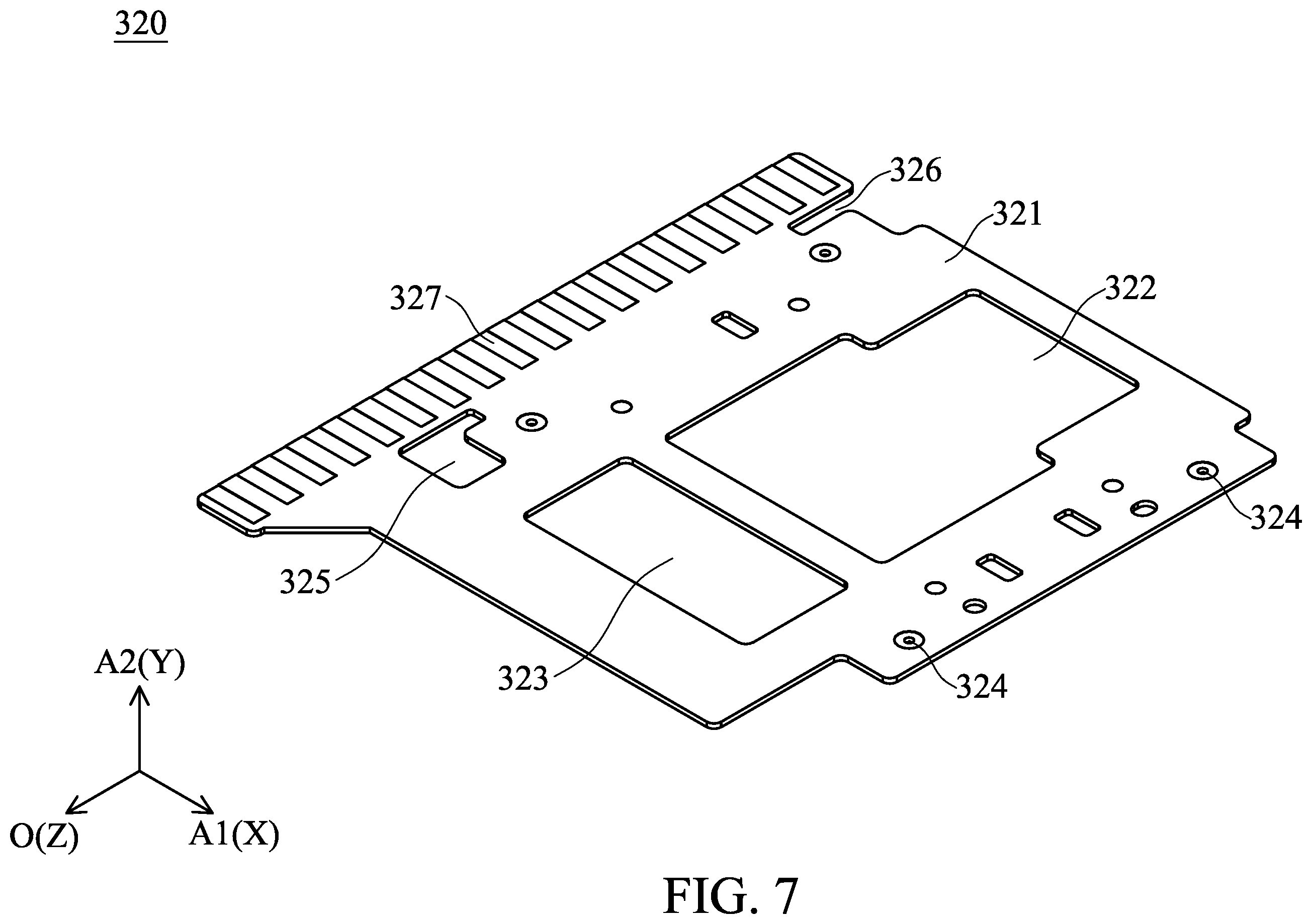 Patent US11841547 Figure 7 – Optical element drive mechanism