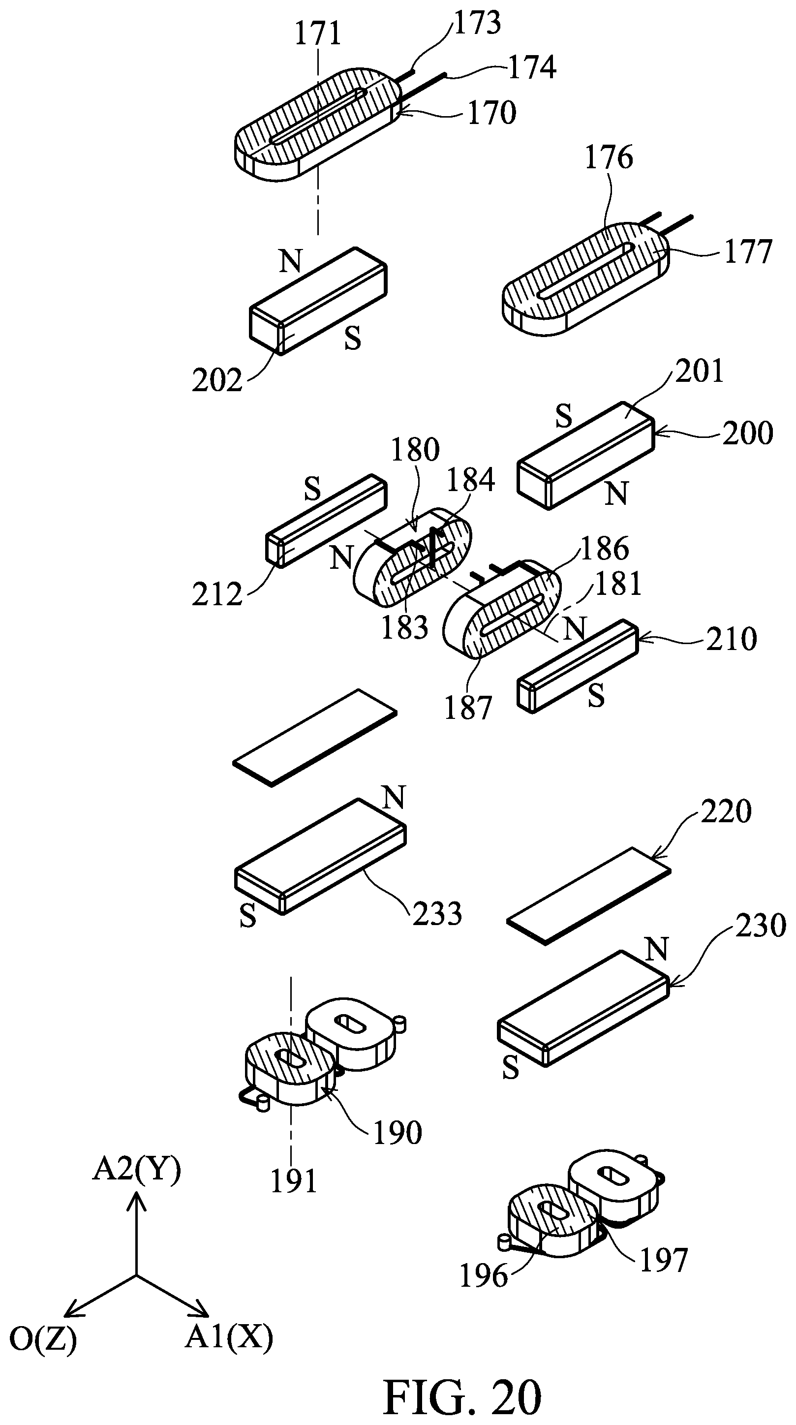 Patent US11841547 Figure 20 – Optical element drive mechanism
