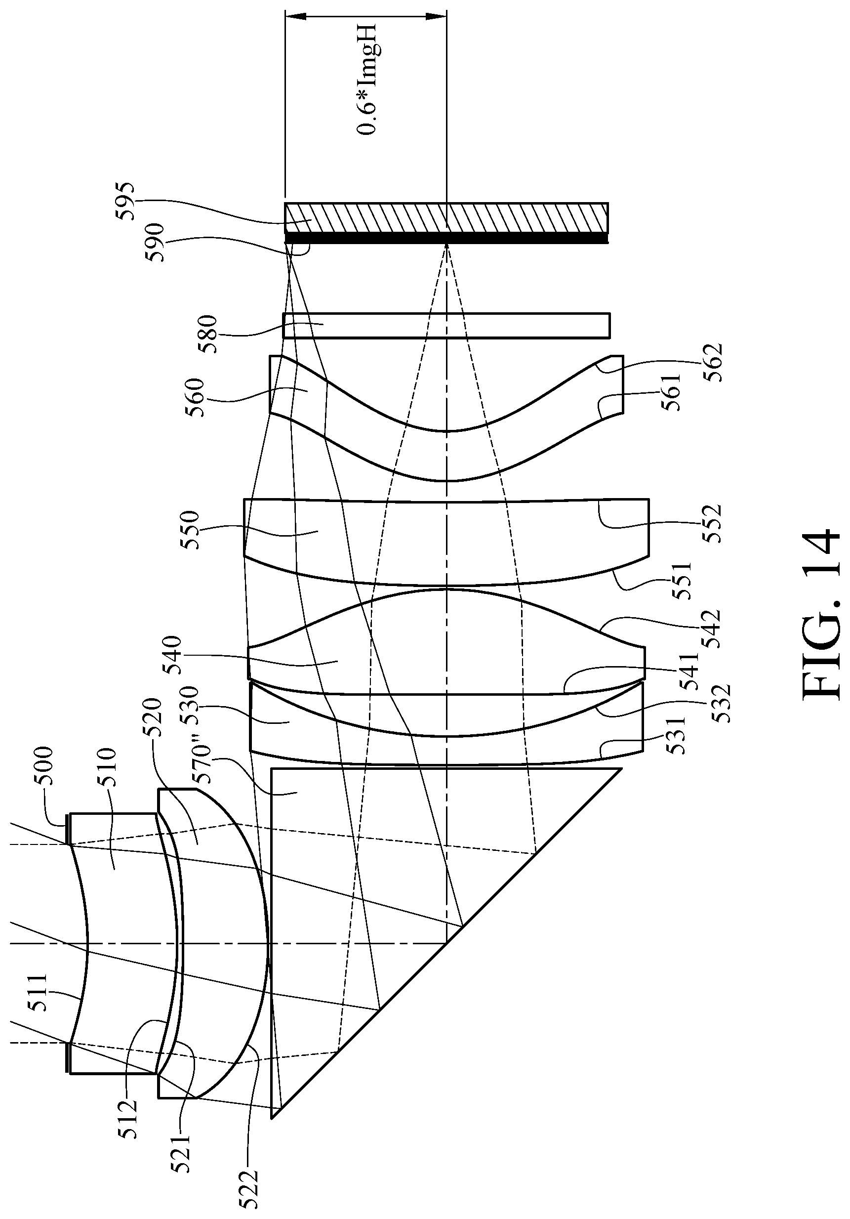 Patent US11841550 Figure 14 – Imaging optical lens assembly, image capturing unit and electronic device