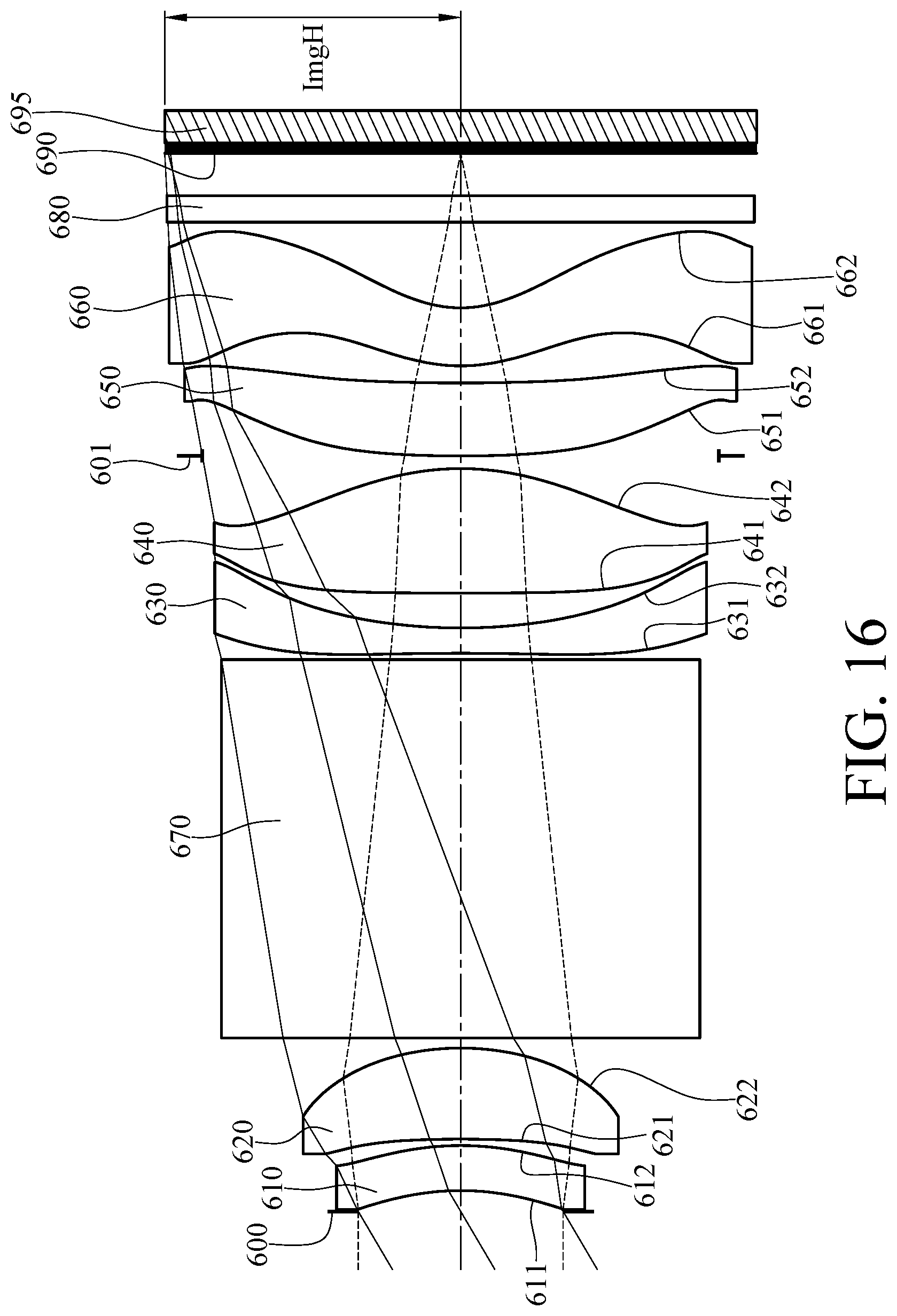 Patent US11841550 Figure 16 – Imaging optical lens assembly, image capturing unit and electronic device