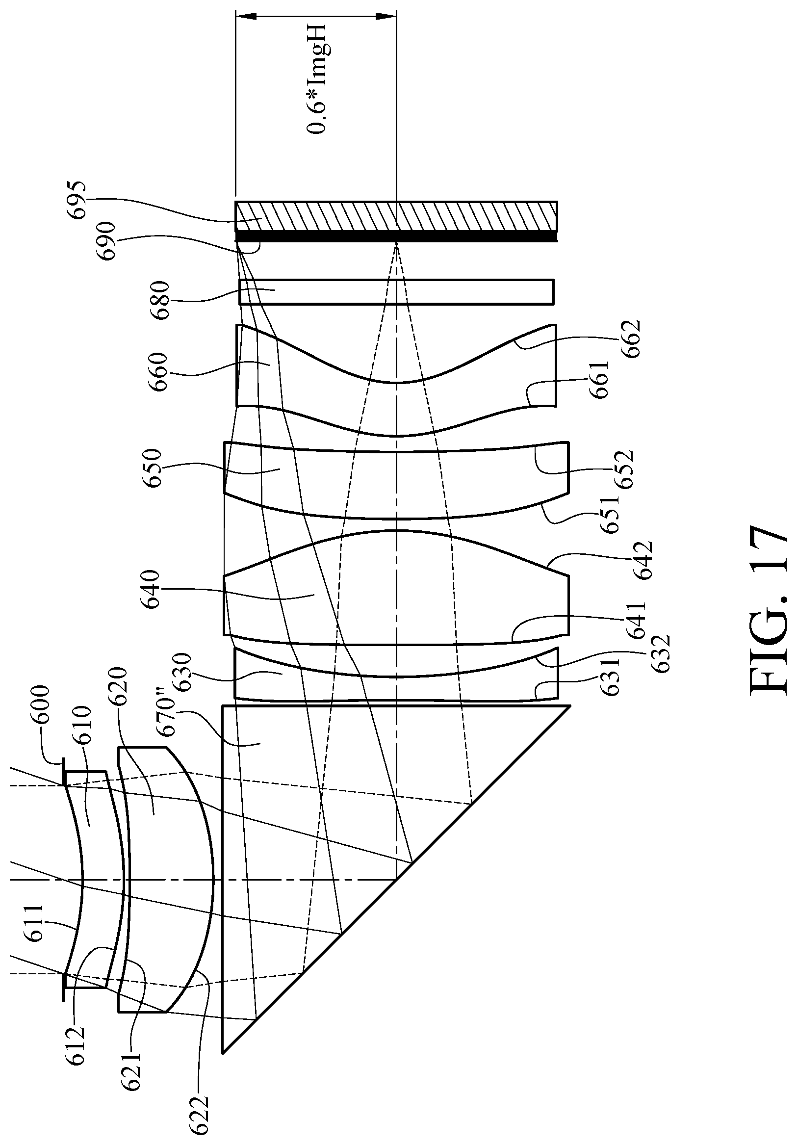 Patent US11841550 Figure 17 – Imaging optical lens assembly, image capturing unit and electronic device