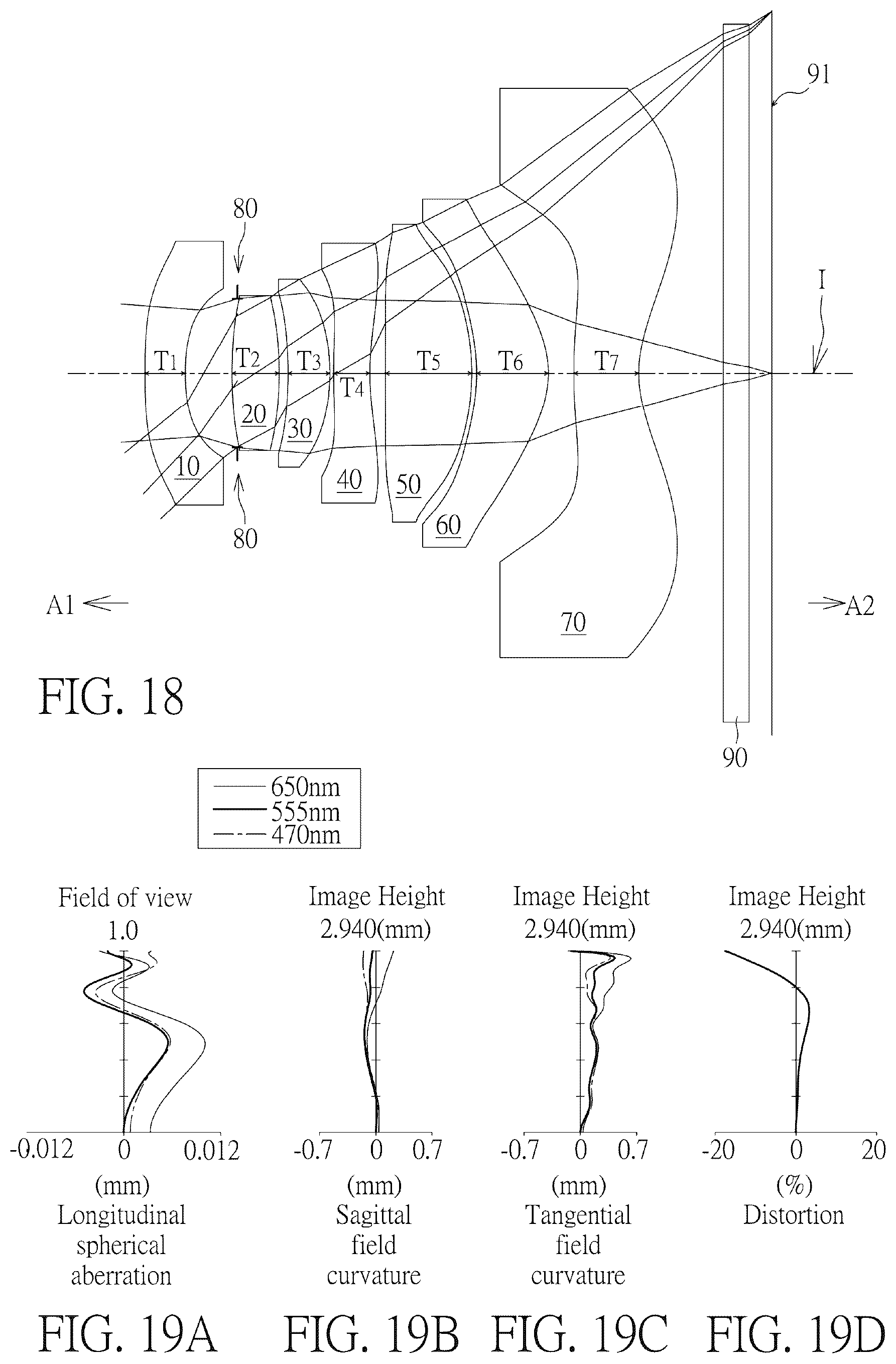 Patent US11841551 Figure 9 – Optical imaging lens