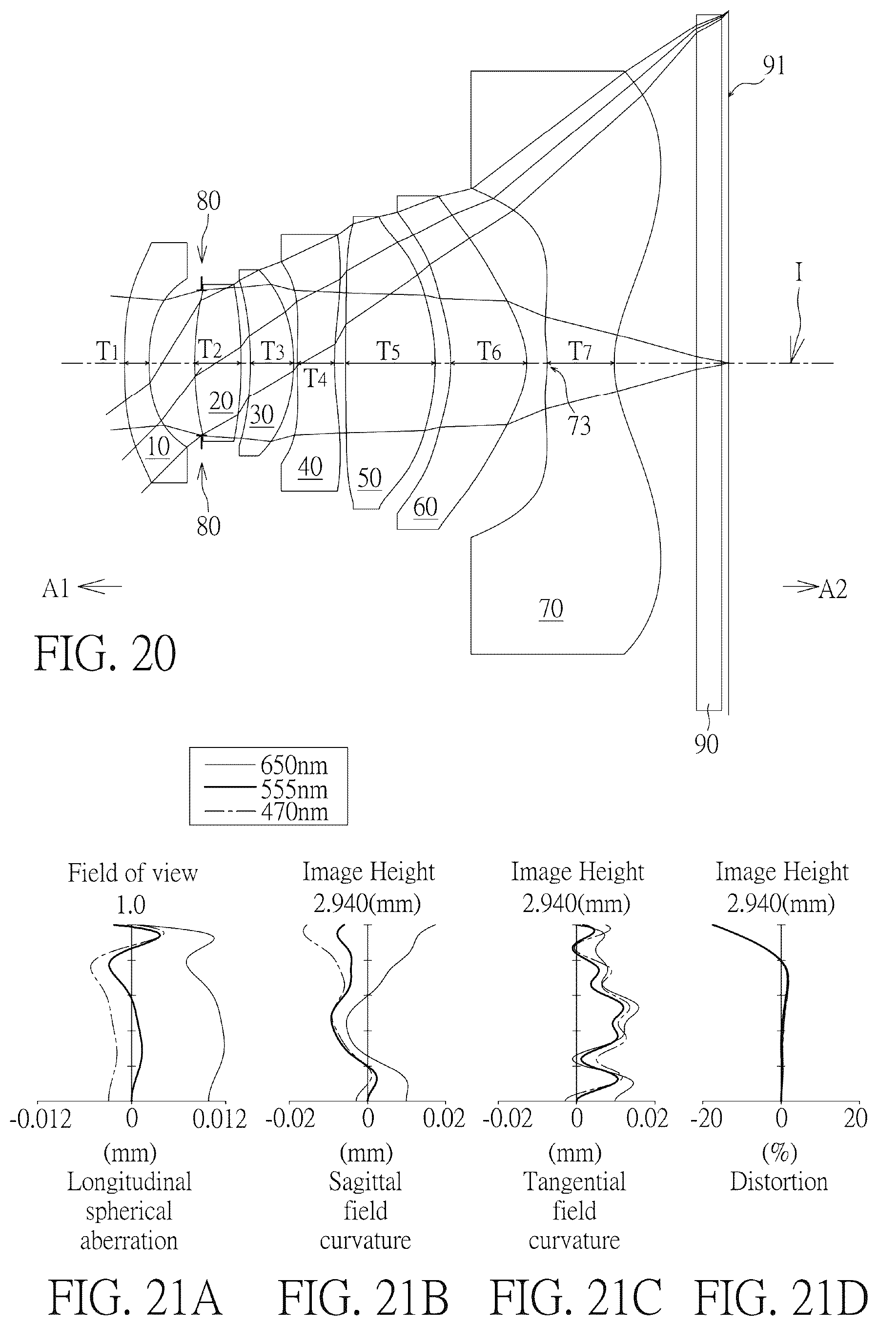 Patent US11841551 Figure 10 – Optical imaging lens
