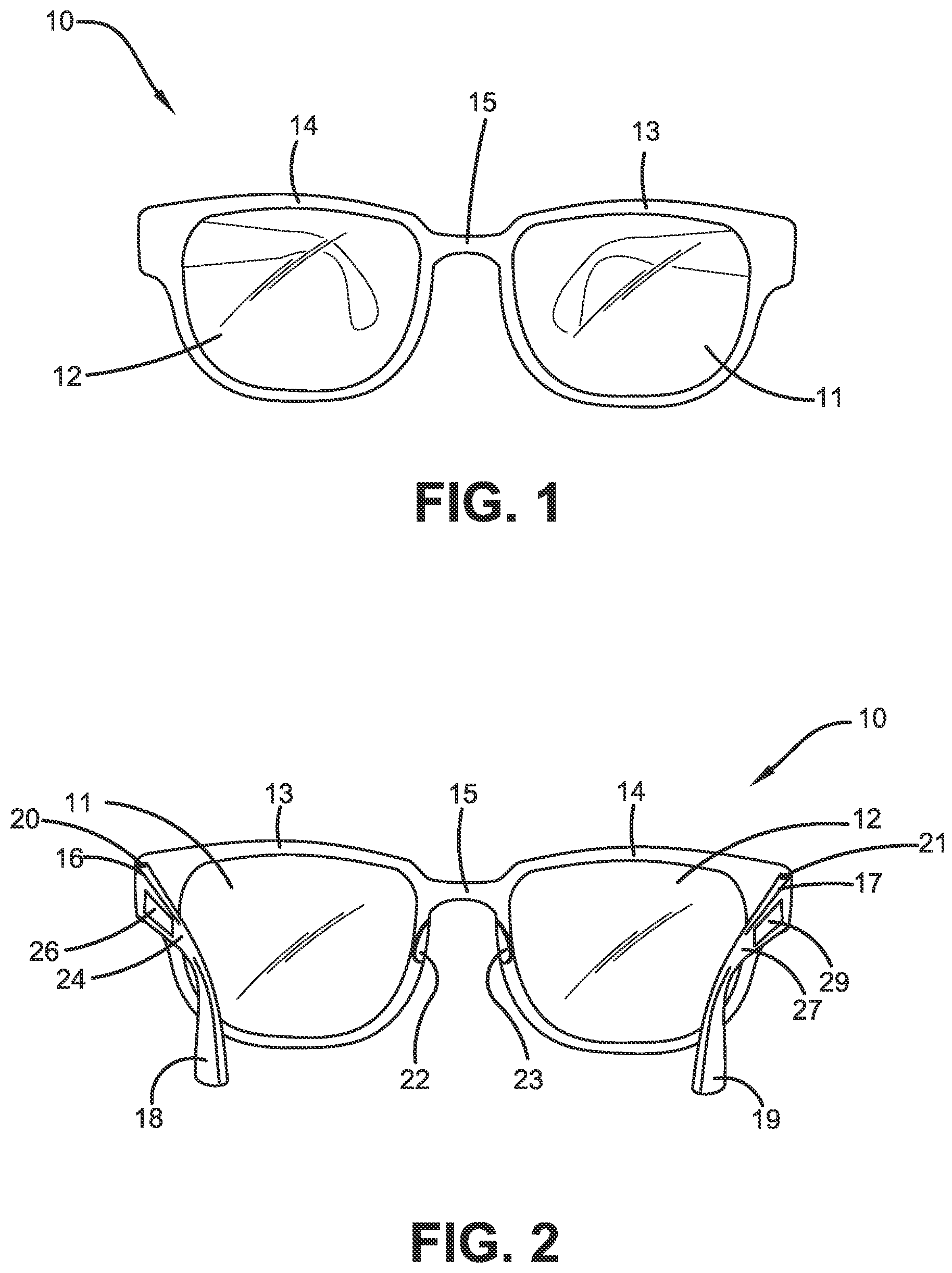 Patent US11841552 Figure 1 – Eyewear and related method
