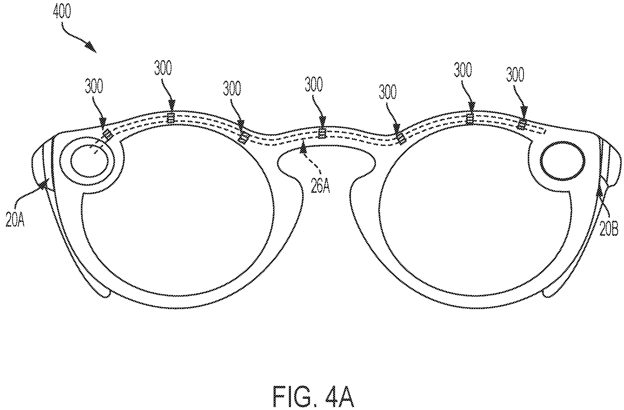 Patent US11841553 Figure 7 – Eyewear having custom lighting