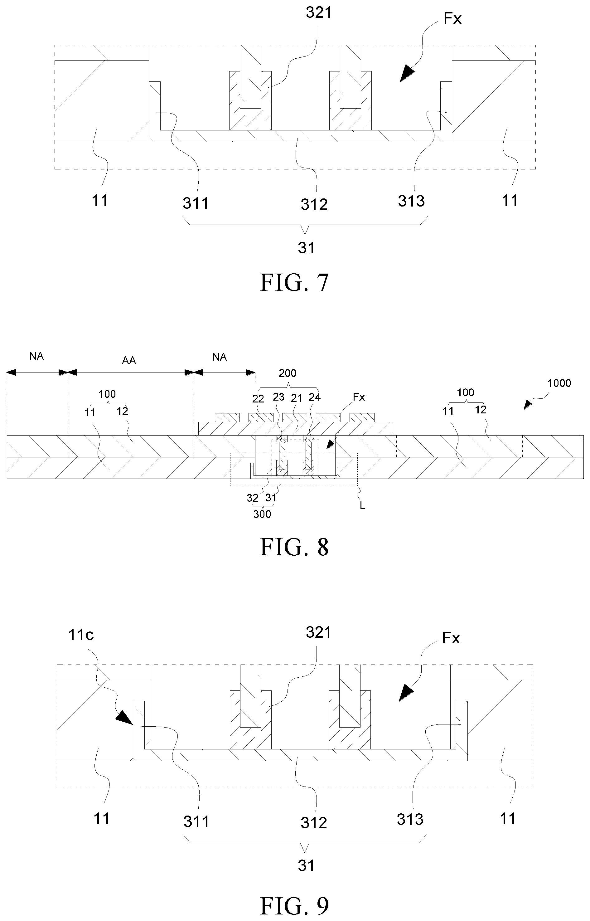 Patent US11841569 Figure 3 – Splicing display device