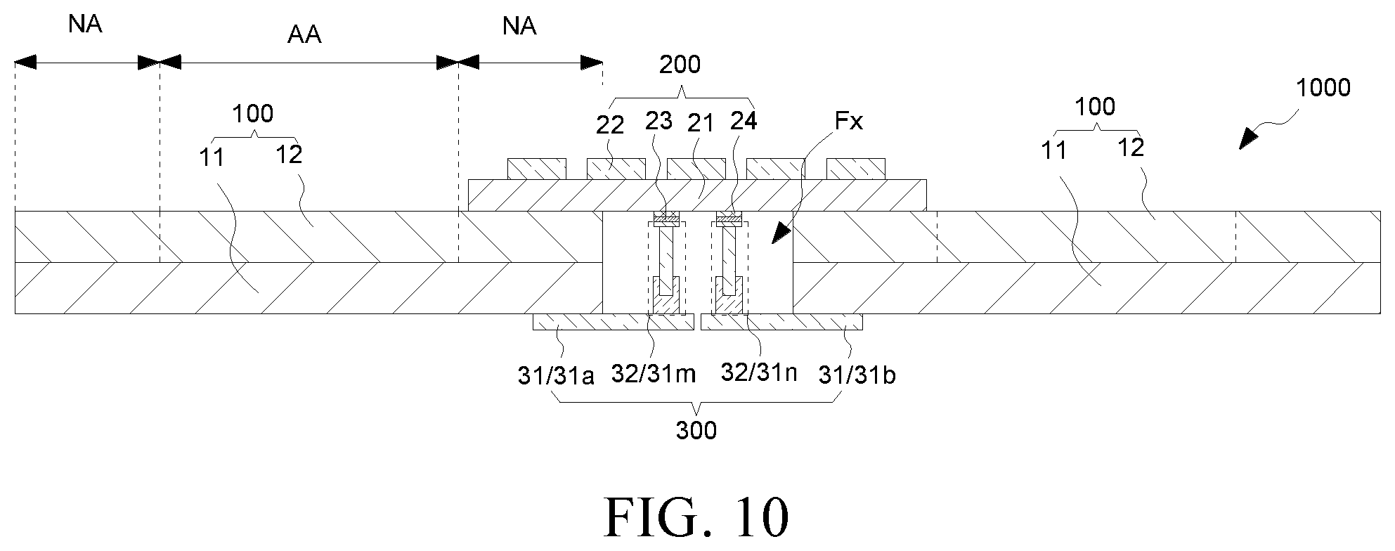 Patent US11841569 Figure 4 – Splicing display device