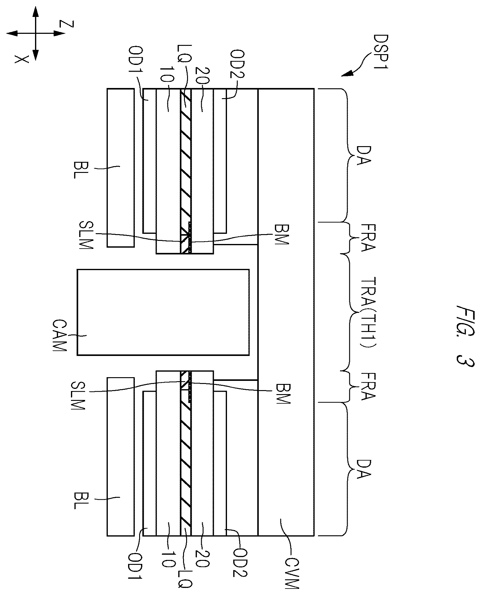 Patent US11841571 Figure 3 – Display apparatus