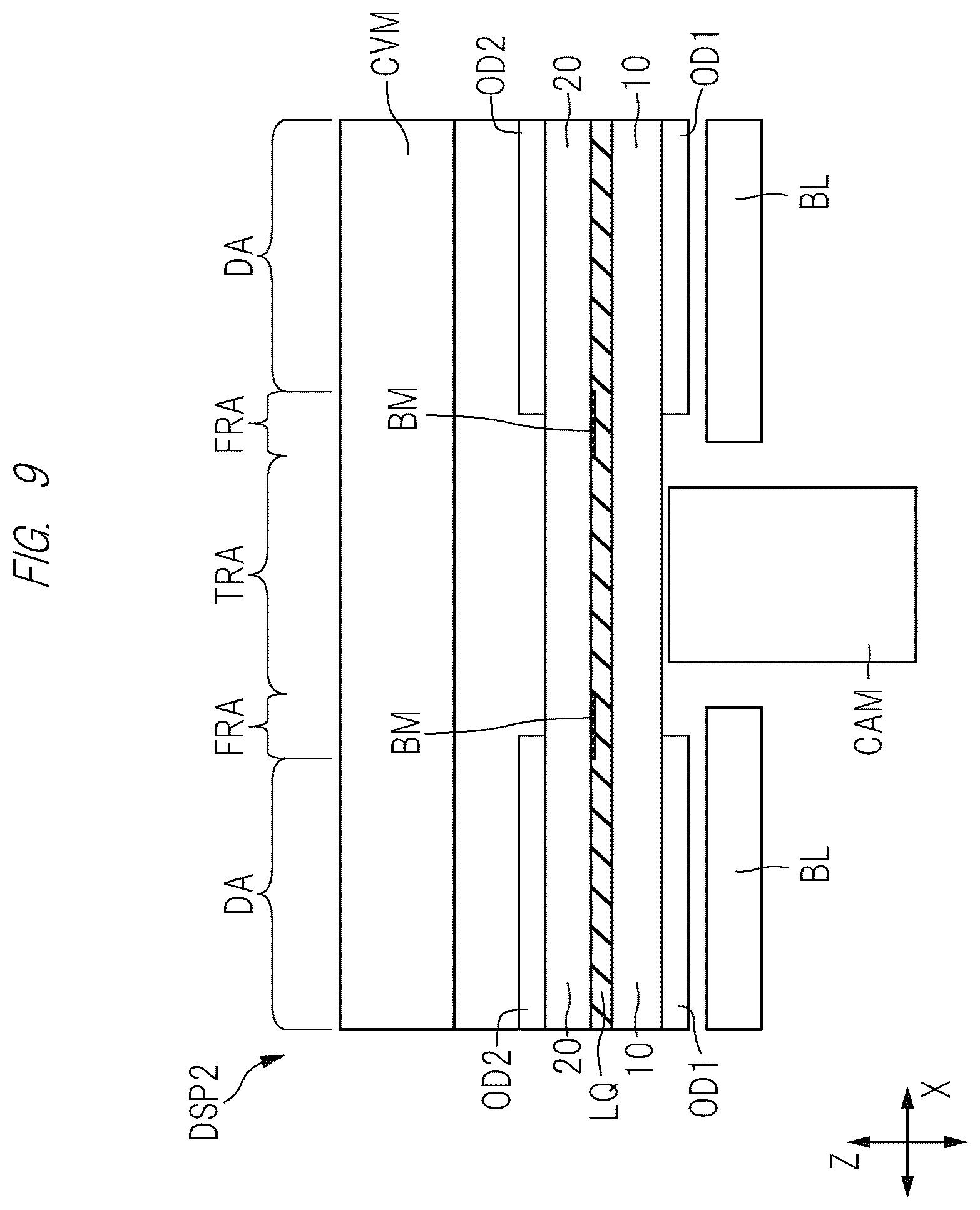 Patent US11841571 Figure 9 – Display apparatus