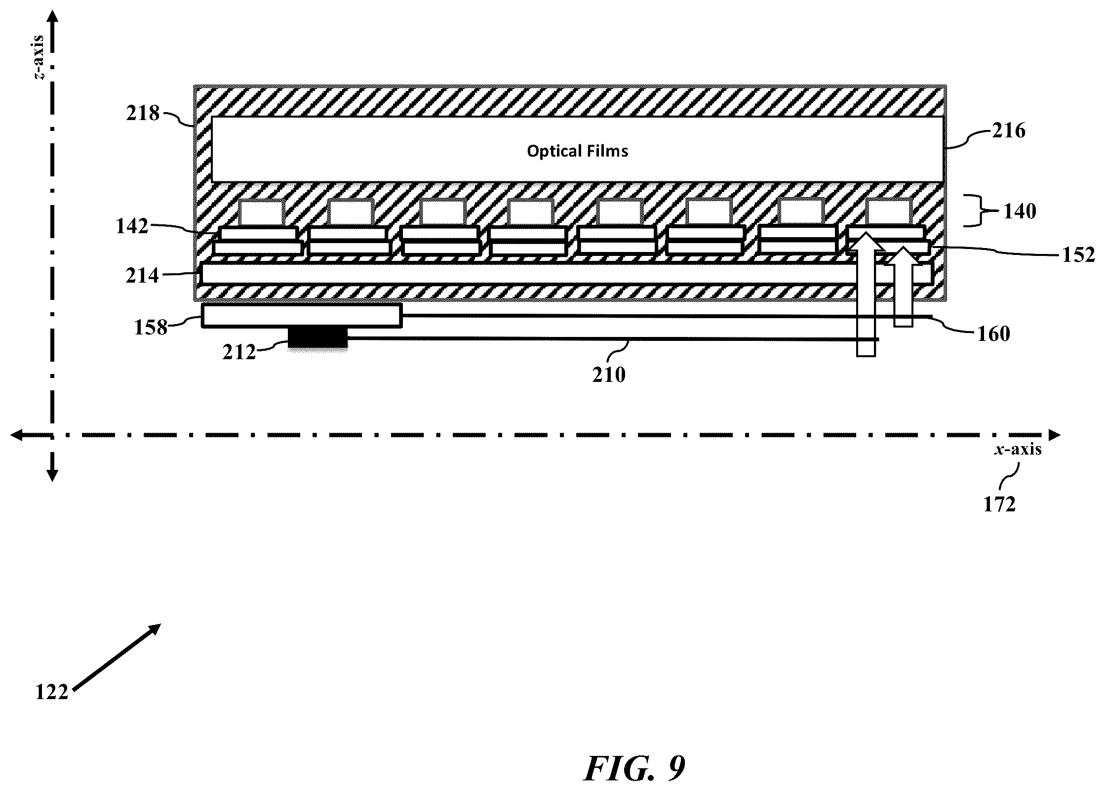 Patent US11841586 Figure 9 – Position-adjustable backlight