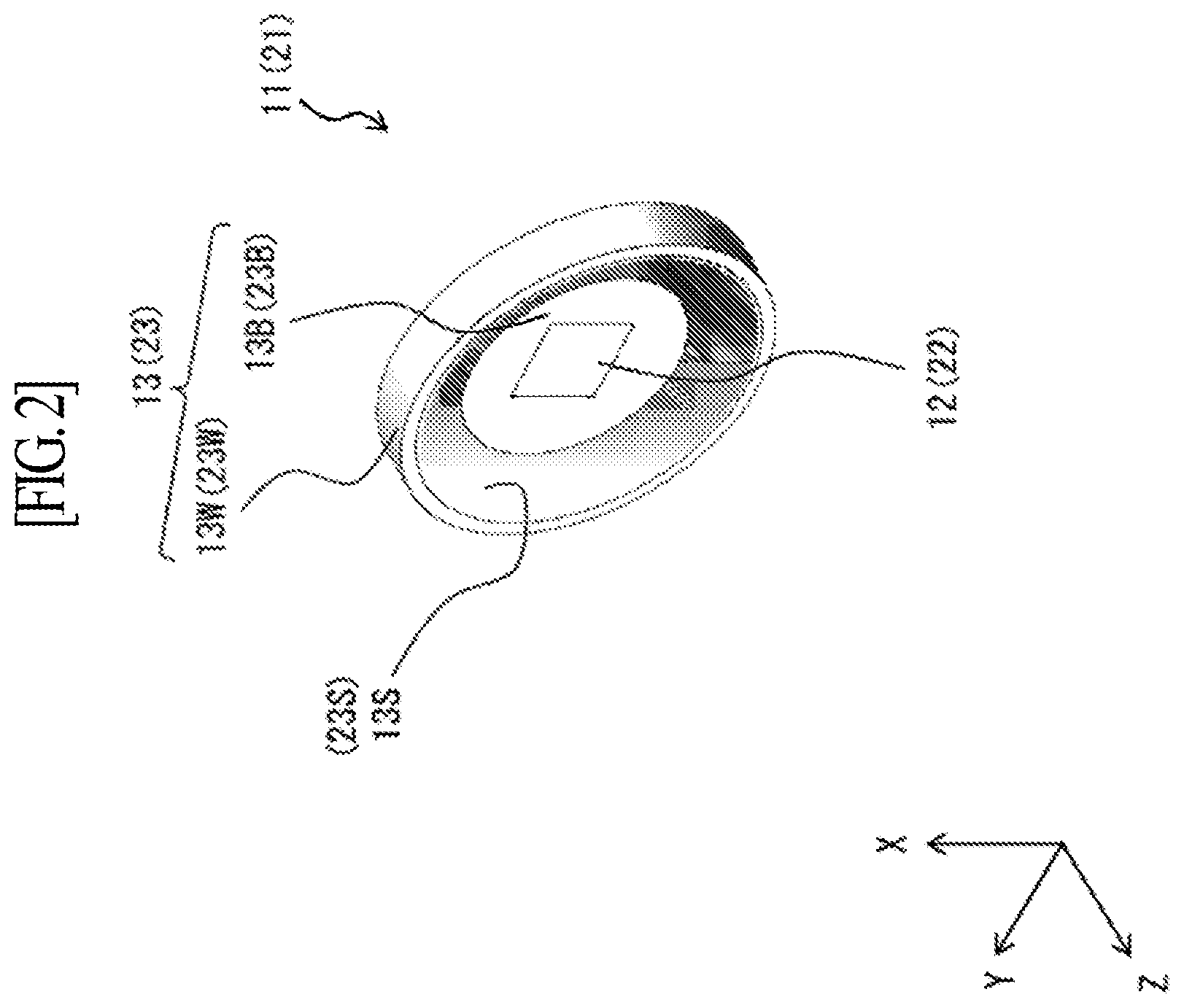 Patent US11841587 Figure 2 – Light emitting device, display, and electronic apparatus