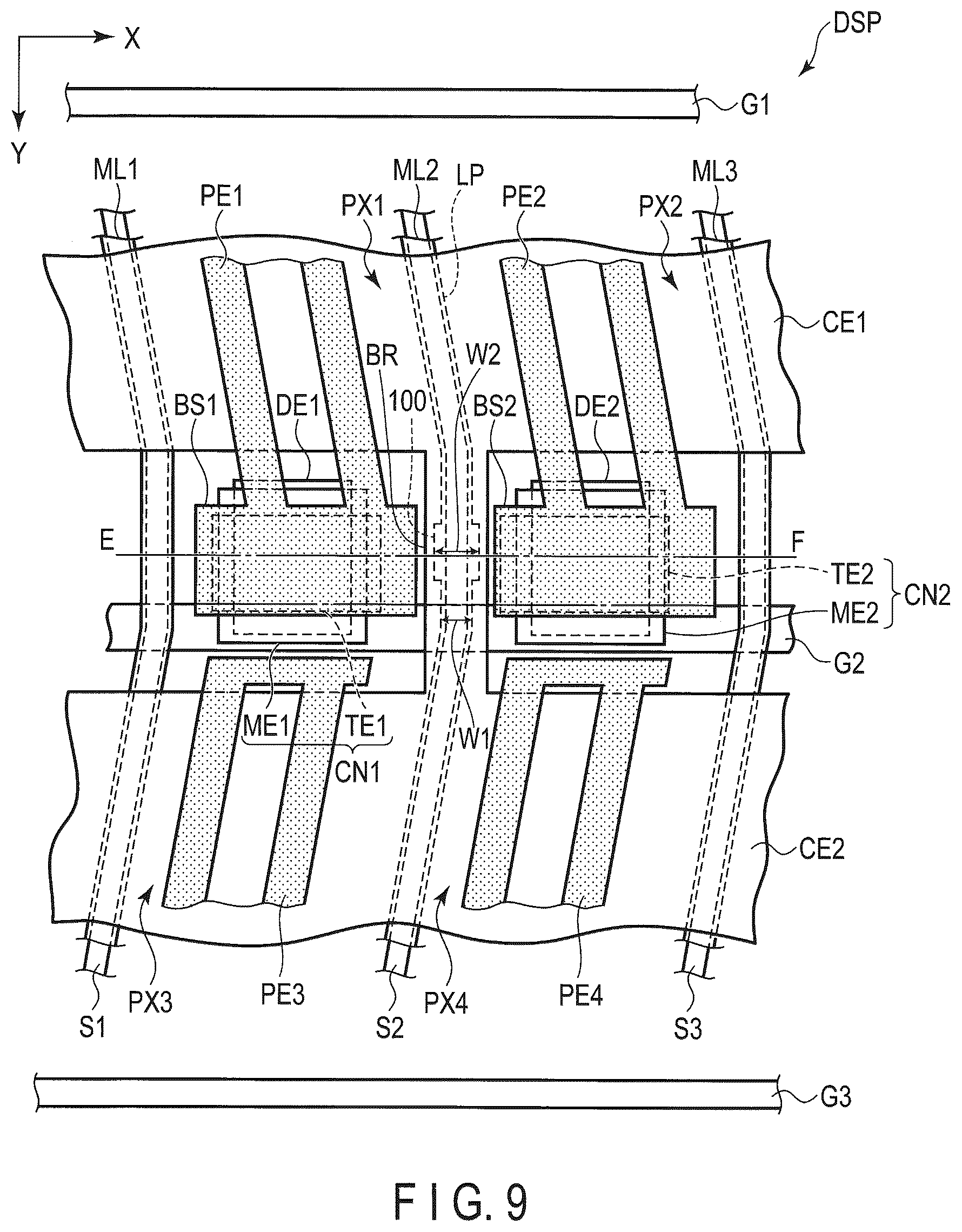 Patent US11841590 Figure 9 – Display device