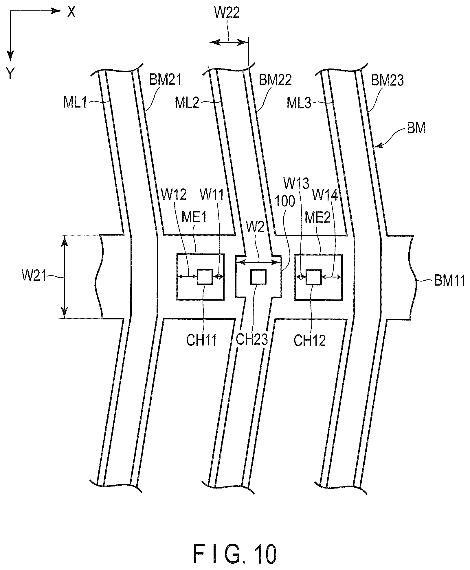 Patent US11841590 Figure 10 – Display device