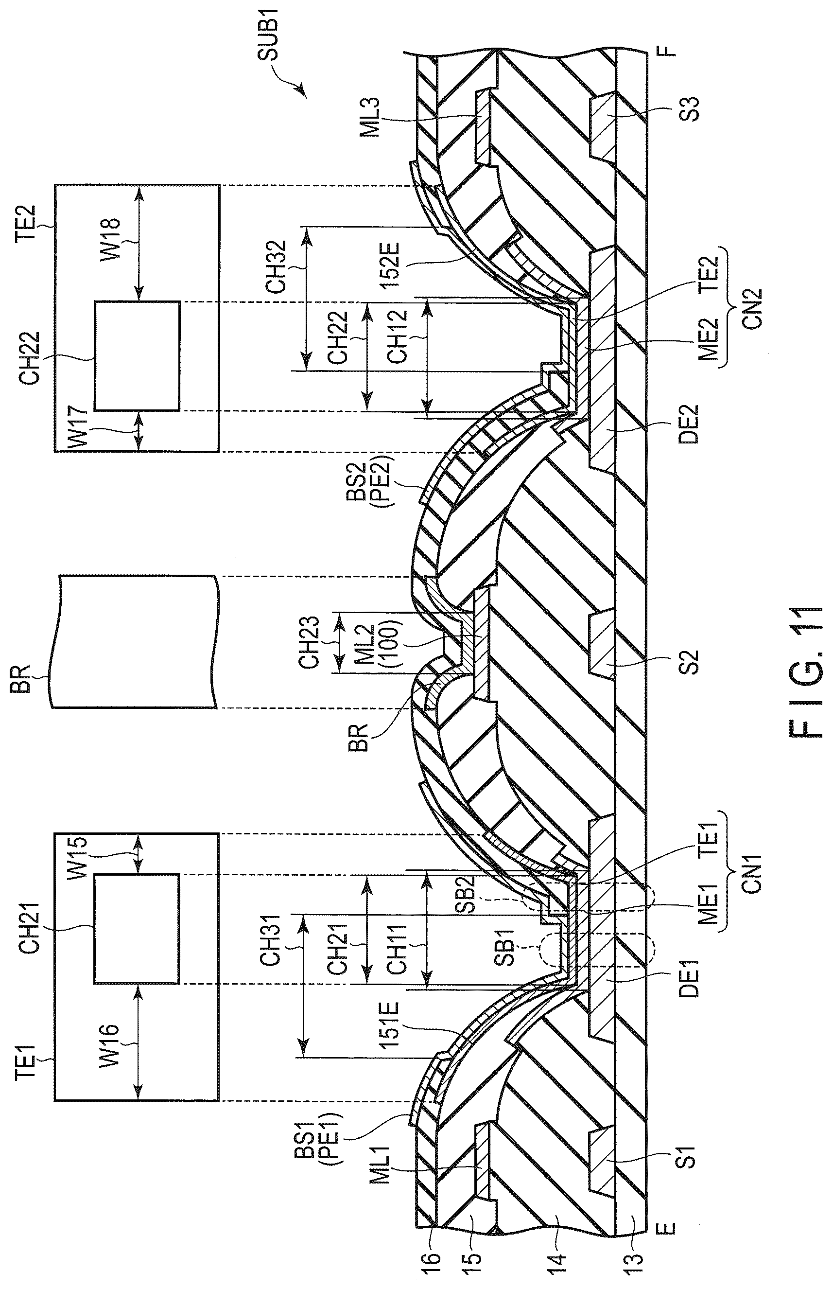 Patent US11841590 Figure 11 – Display device
