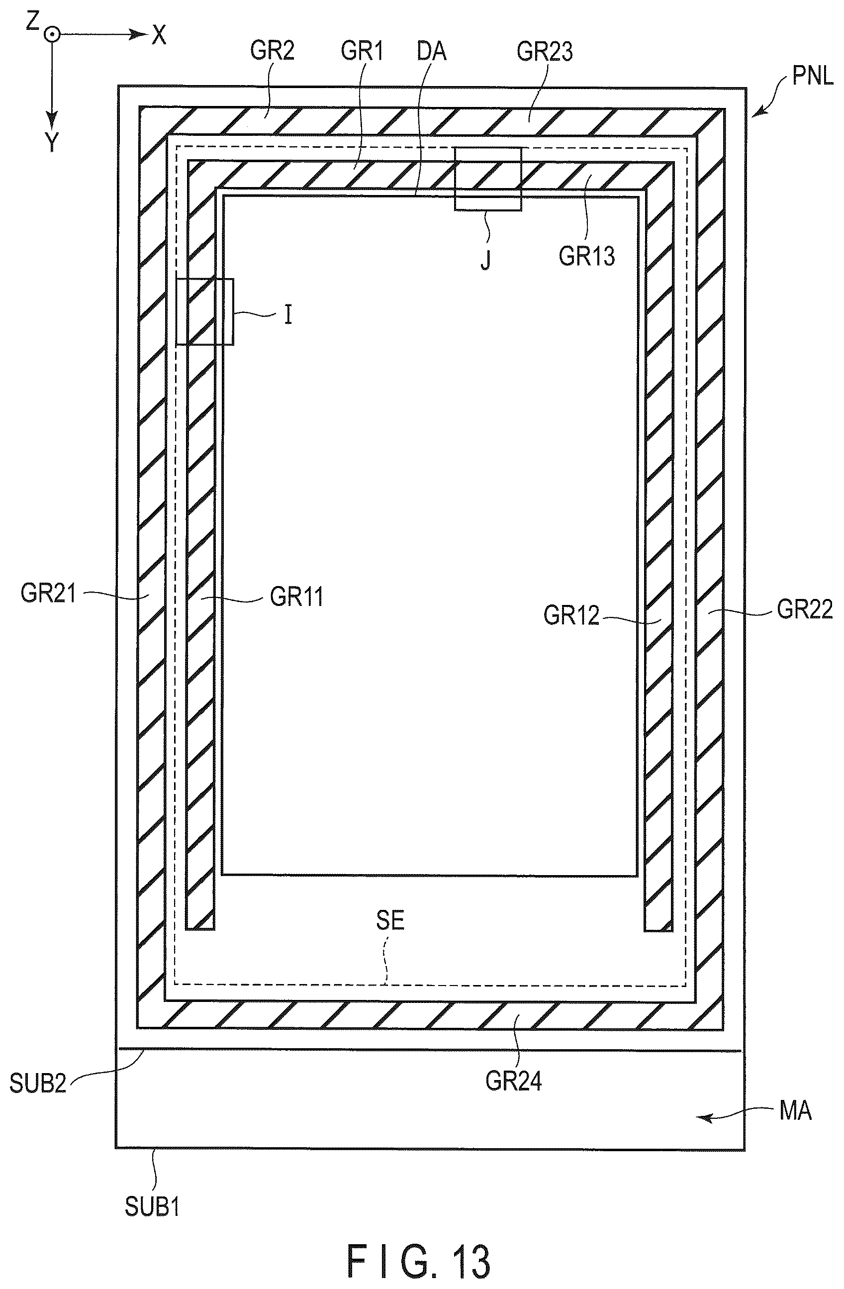 Patent US11841590 Figure 13 – Display device