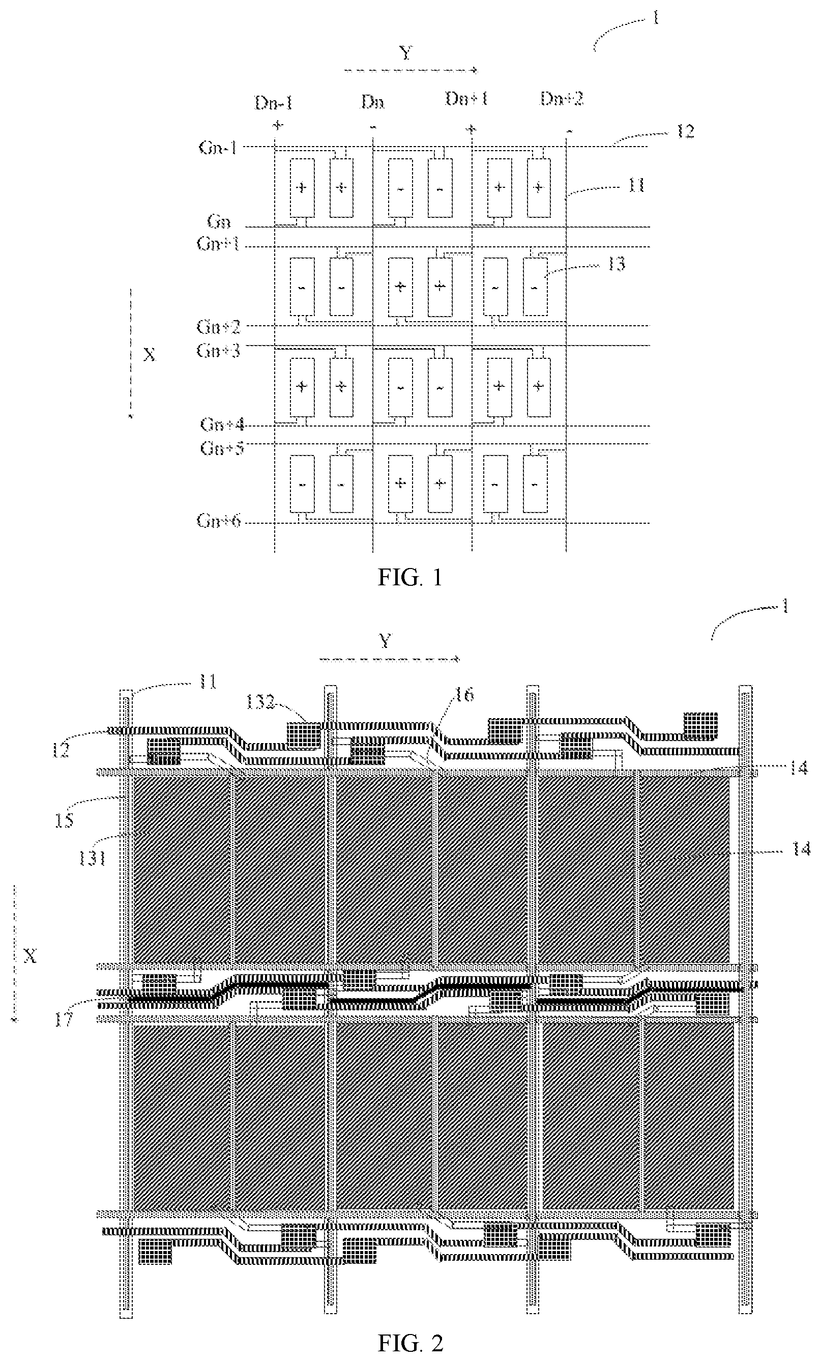 Patent US11841596 Figure 1 – Array substrate, display panel and display device