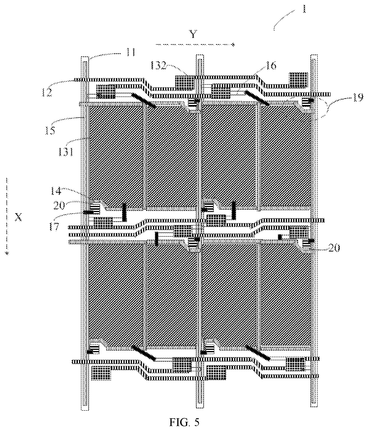 Patent US11841596 Figure 3 – Array substrate, display panel and display device