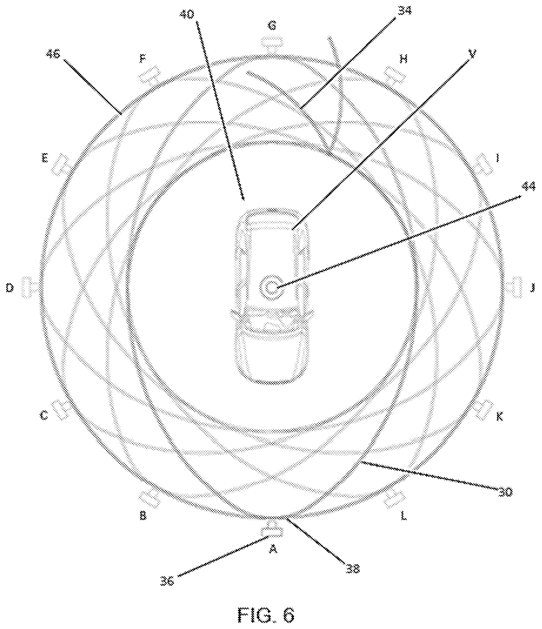 Patent US11841601 Figure 9 – Ovoid vehicle photographic booth