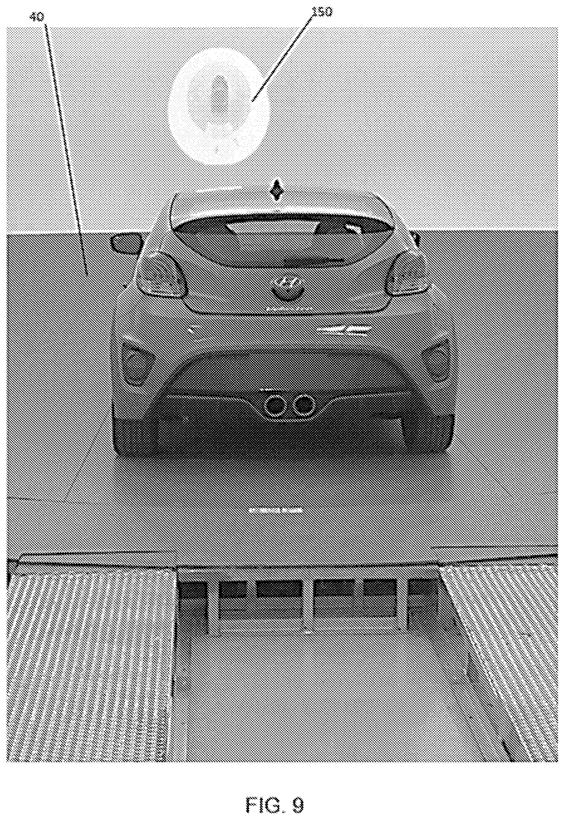 Patent US11841601 Figure 12 – Ovoid vehicle photographic booth