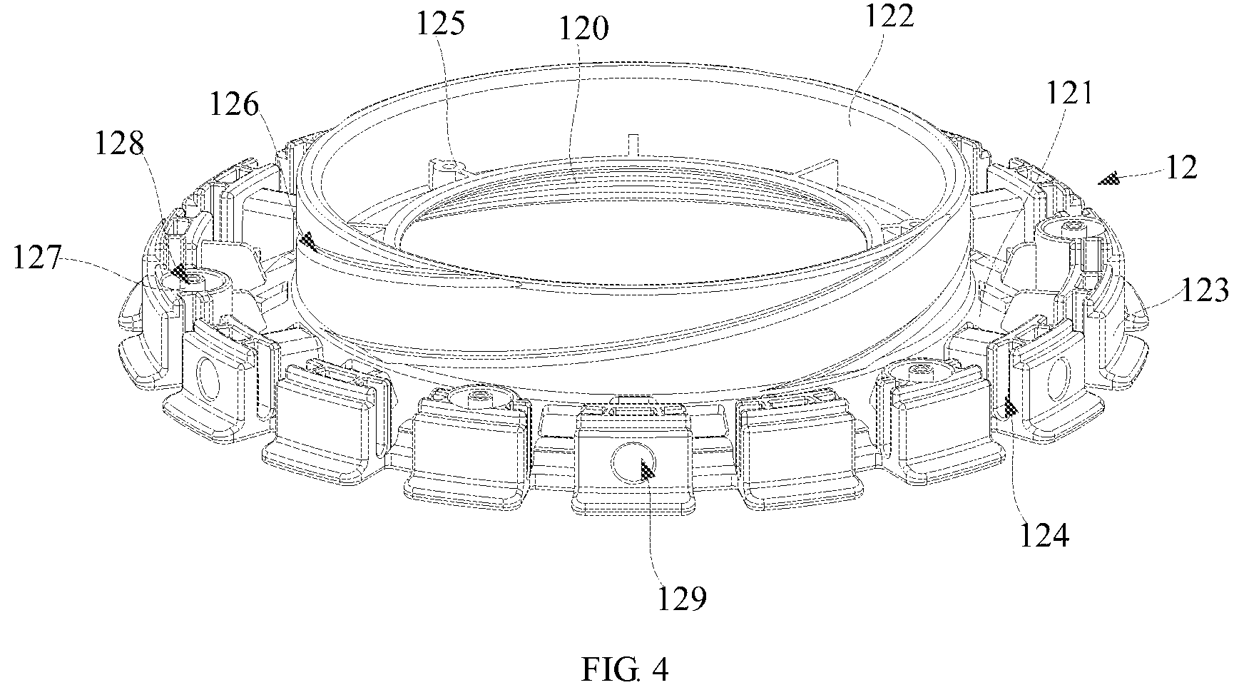 Patent US11841602 Figure 4 – Soft light box and chuck assembly thereof