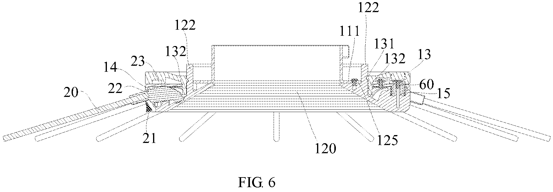 Patent US11841602 Figure 6 – Soft light box and chuck assembly thereof