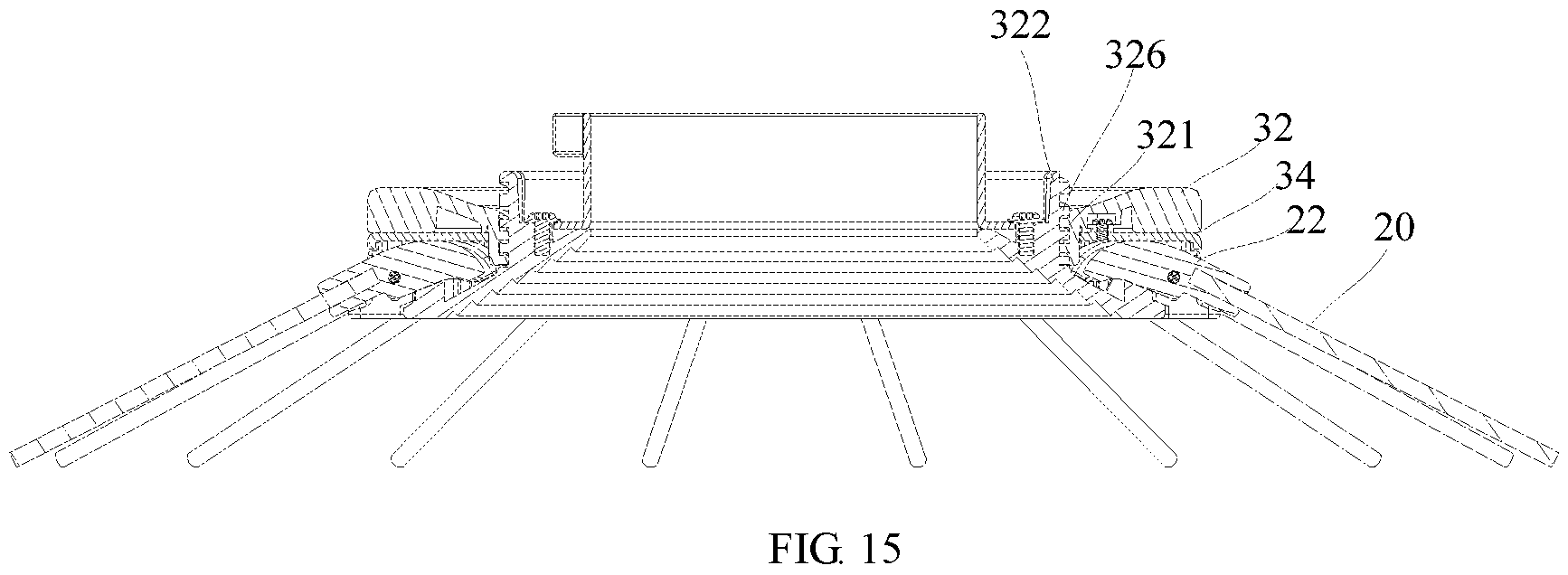 Patent US11841602 Figure 15 – Soft light box and chuck assembly thereof