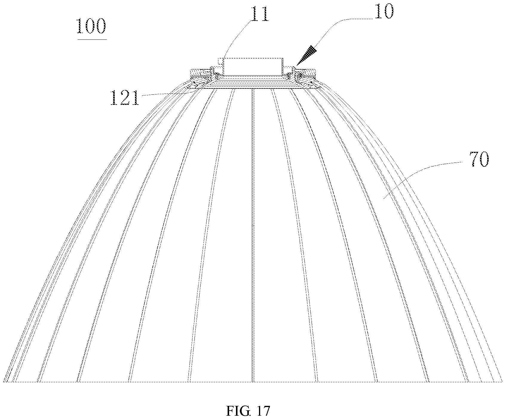 Patent US11841602 Figure 17 – Soft light box and chuck assembly thereof