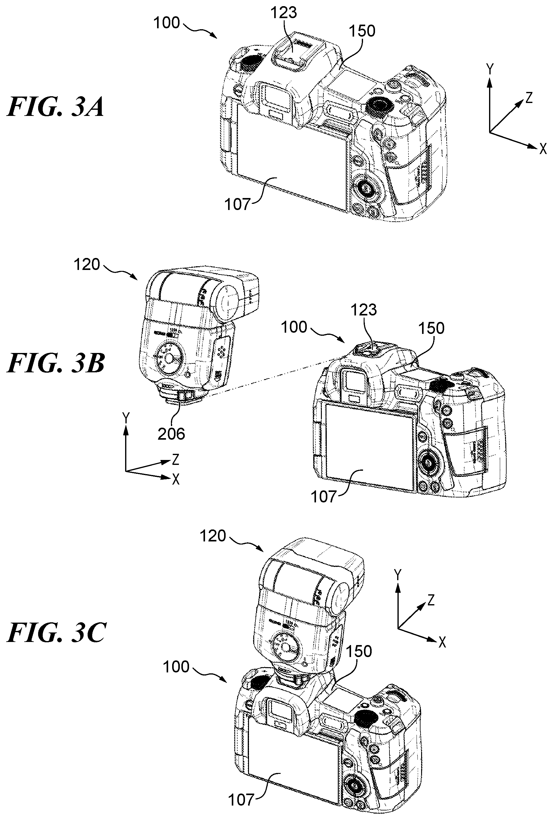 Patent US11841609 Figure 3 – Electronic apparatus with accessory shoe device and accessory attachable to accessory shoe device