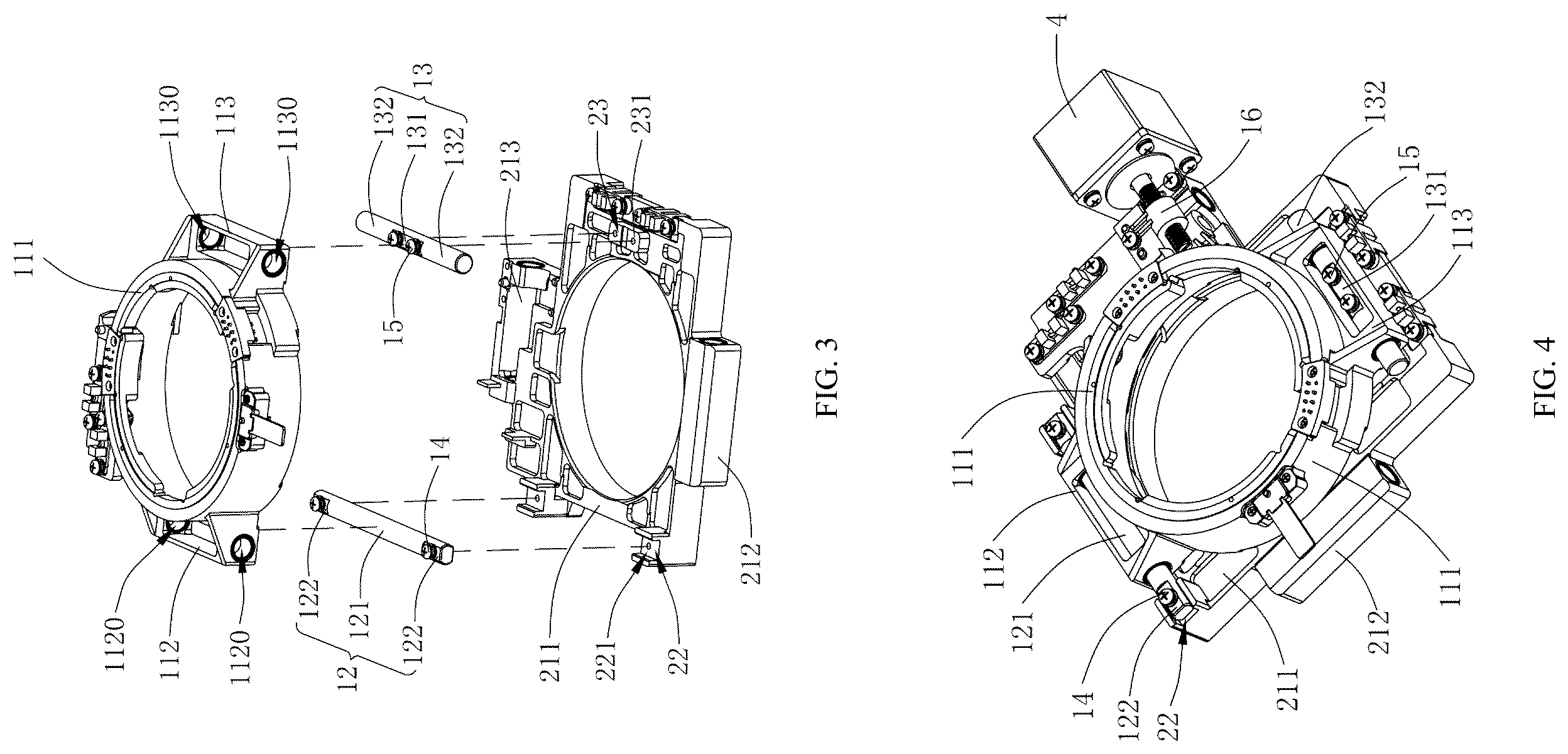Patent US11841610 Figure 3 – Lens adjusting device and projection apparatus