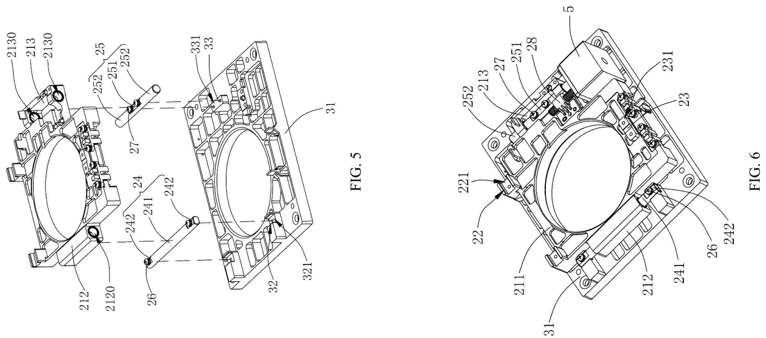 Patent US11841610 Figure 4 – Lens adjusting device and projection apparatus