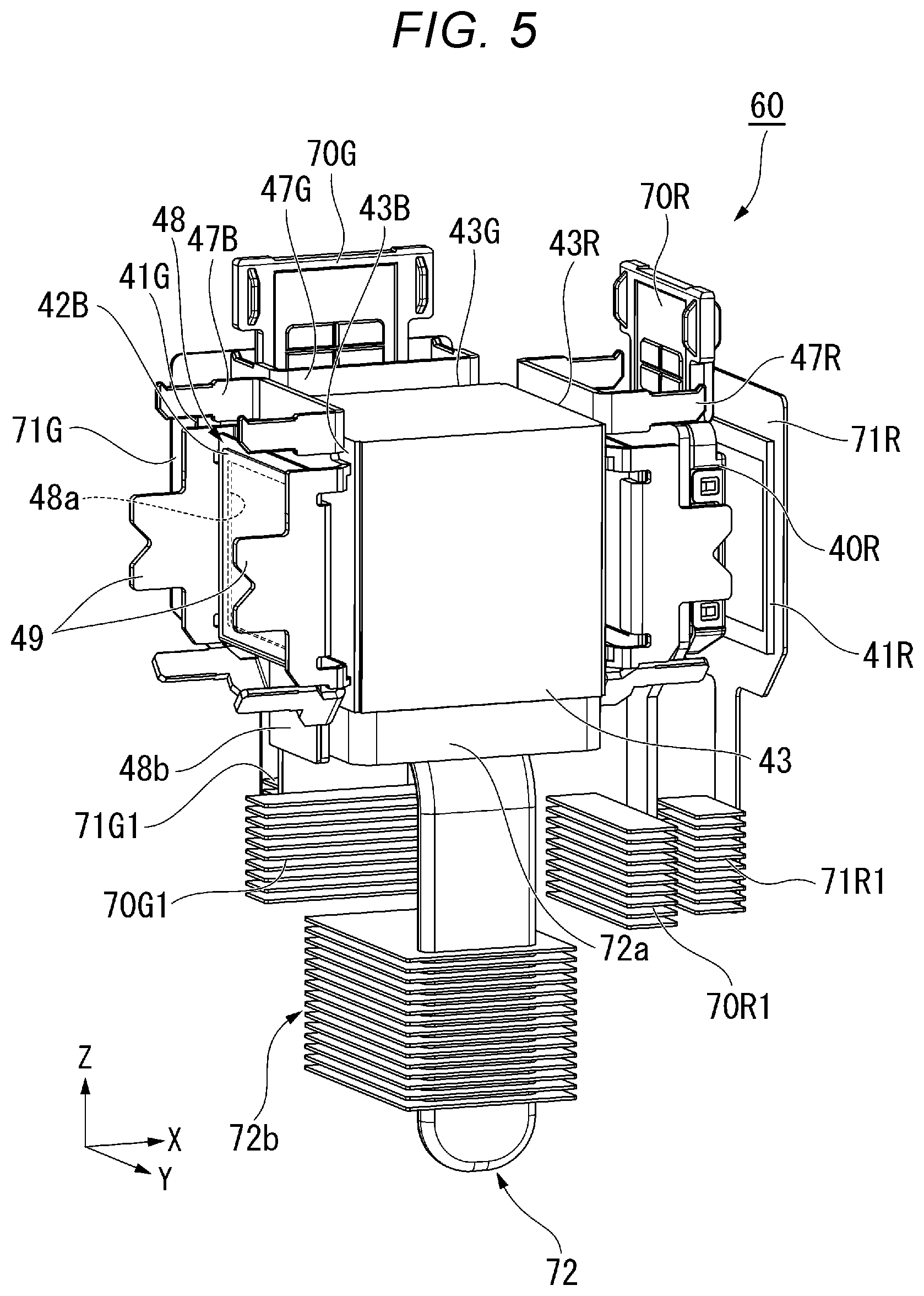 Patent US11841611 Figure 5 – Projector