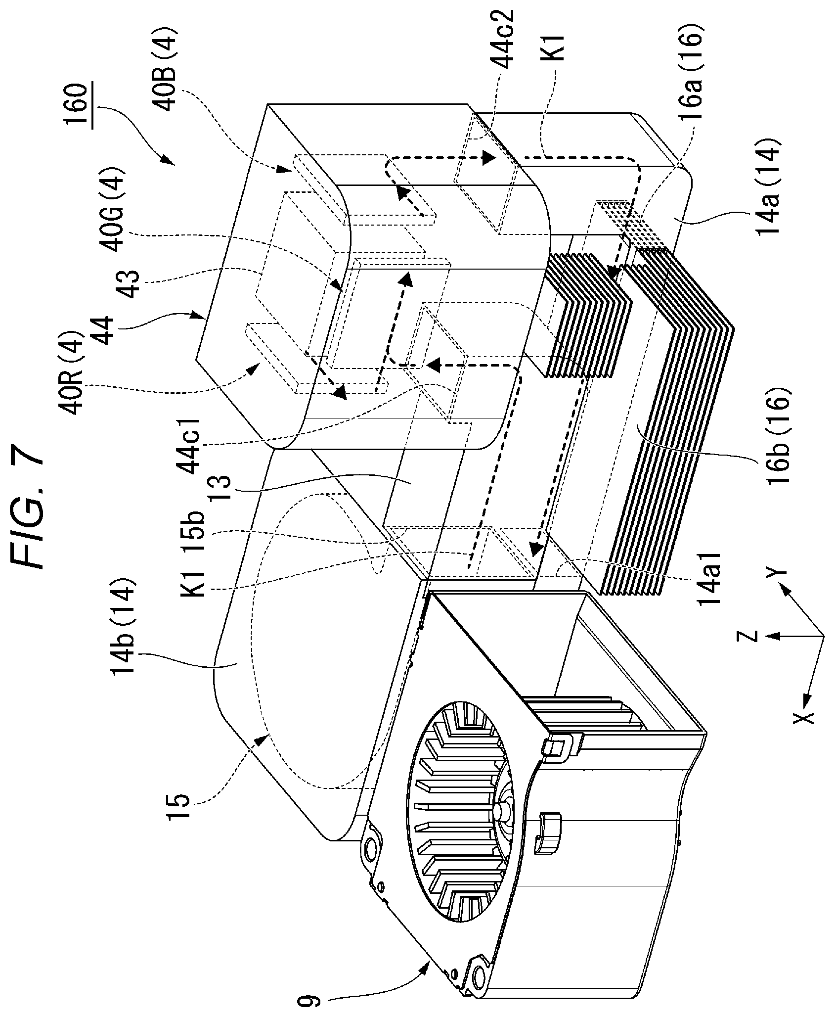 Patent US11841611 Figure 7 – Projector