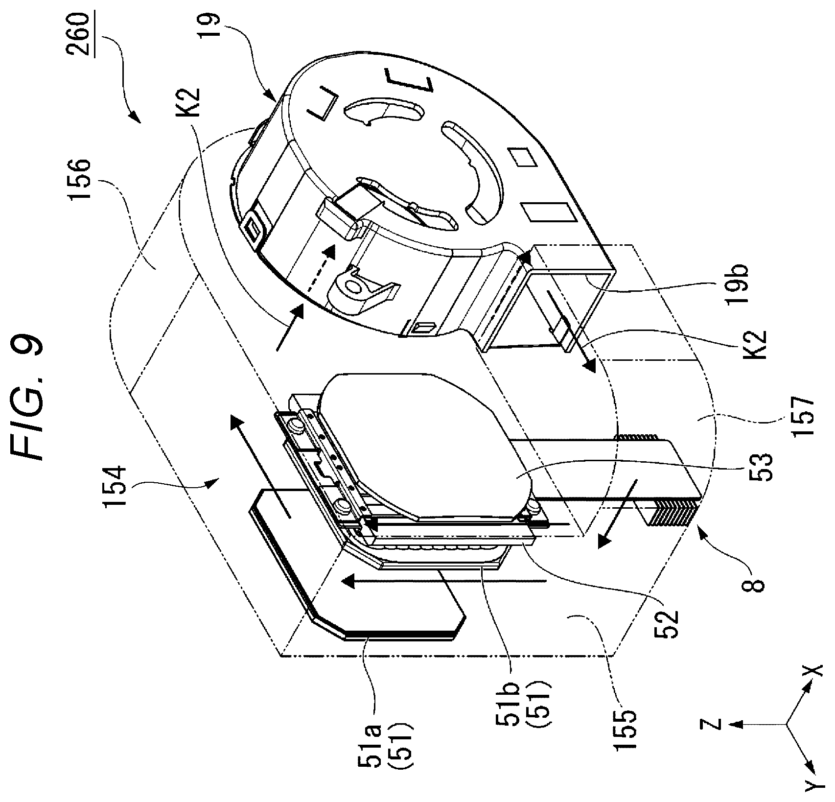 Patent US11841611 Figure 9 – Projector