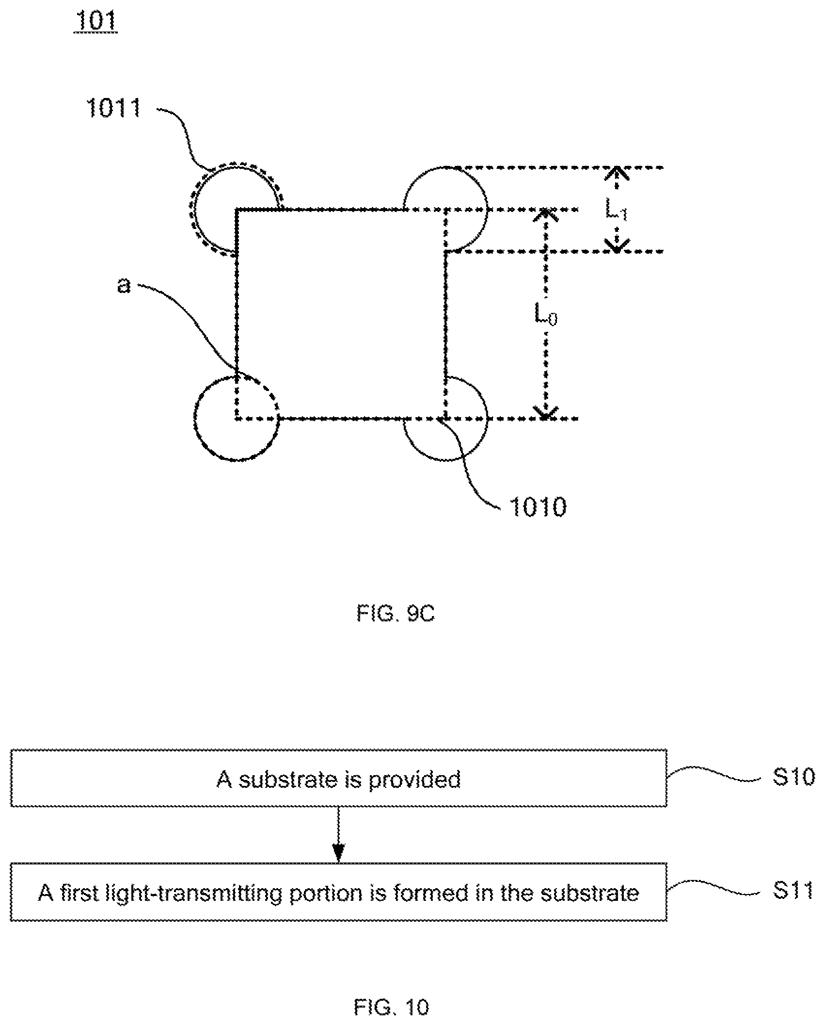Patent US11841615 Figure 8 – Mask and method for manufacturing the same, exposure system, method for manufacturing a display substrate, and display device