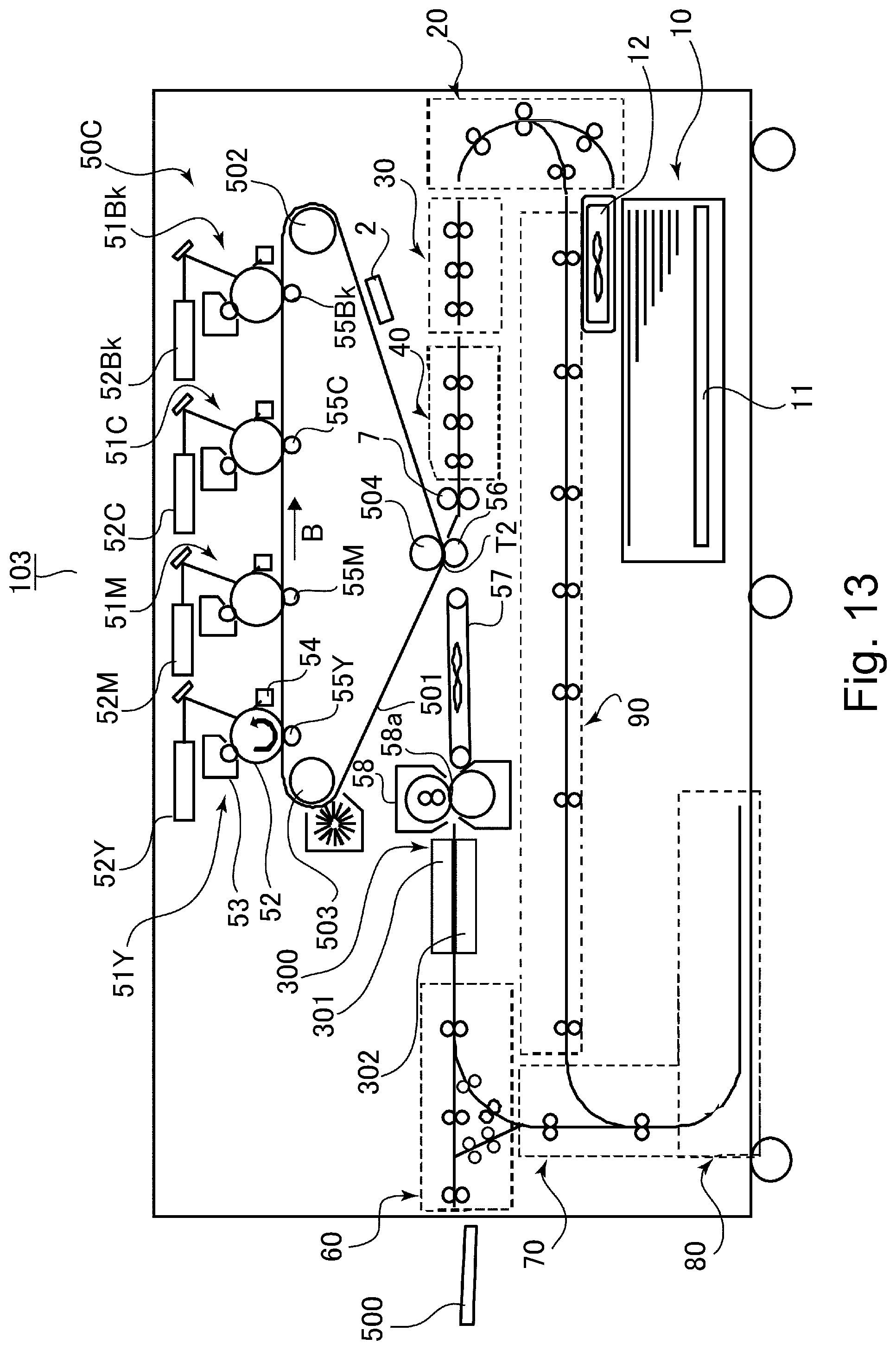 Patent US11841631 Figure 13 – Image forming apparatus
