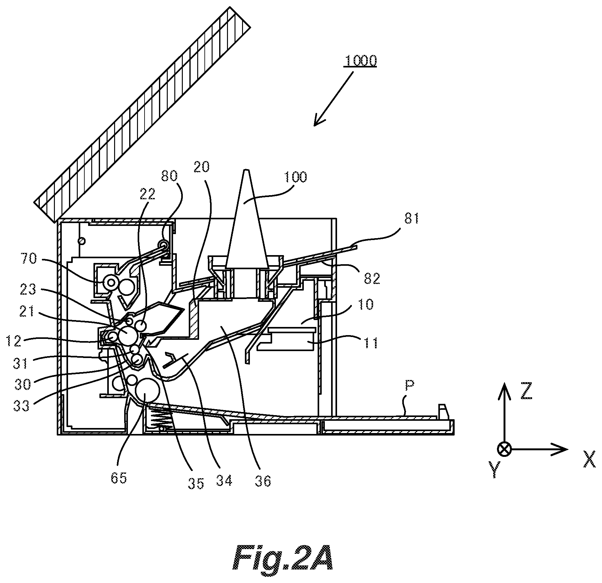 Patent US11841634 Figure 3 – Image forming apparatus and process unit