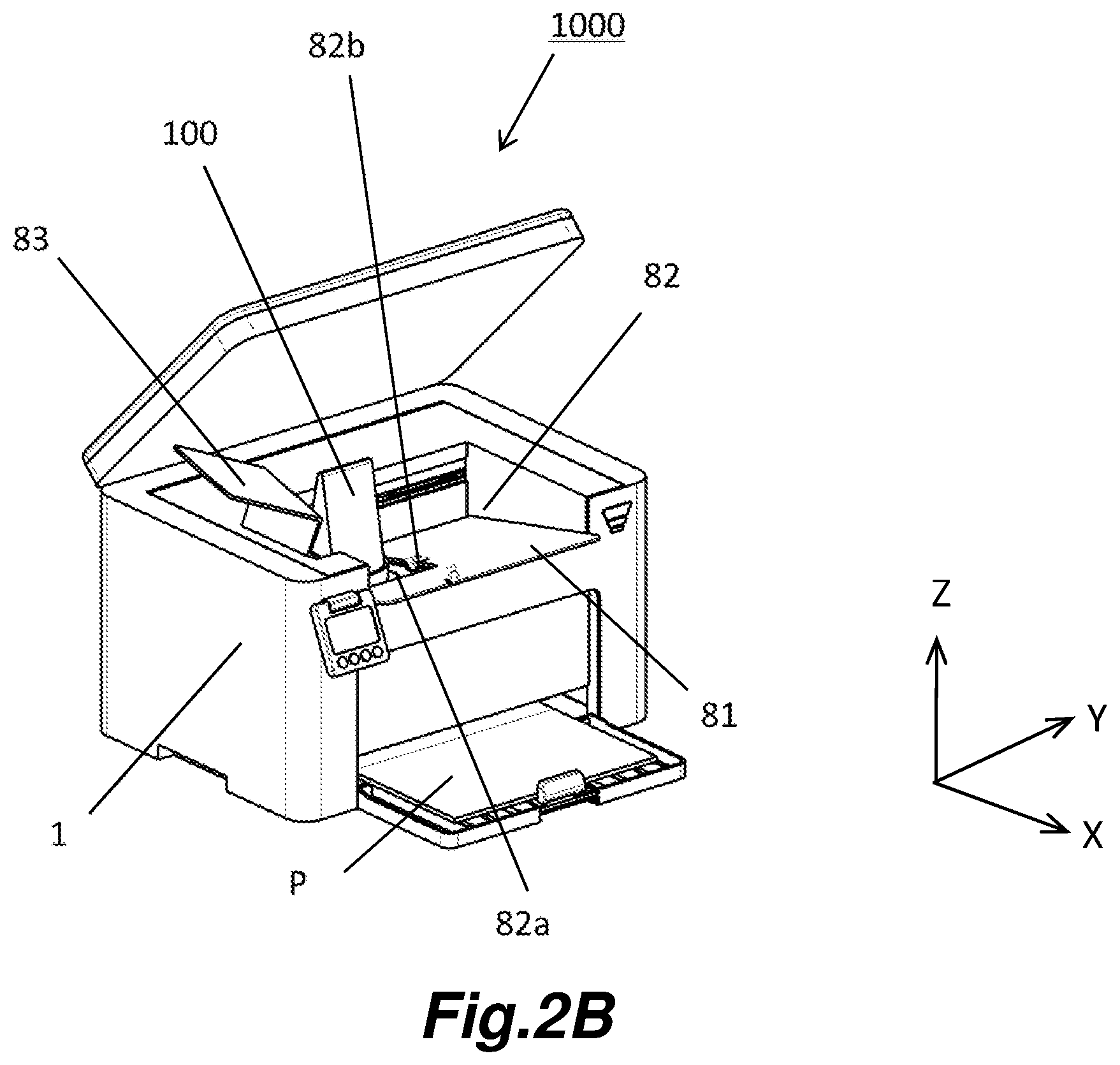 Patent US11841634 Figure 4 – Image forming apparatus and process unit