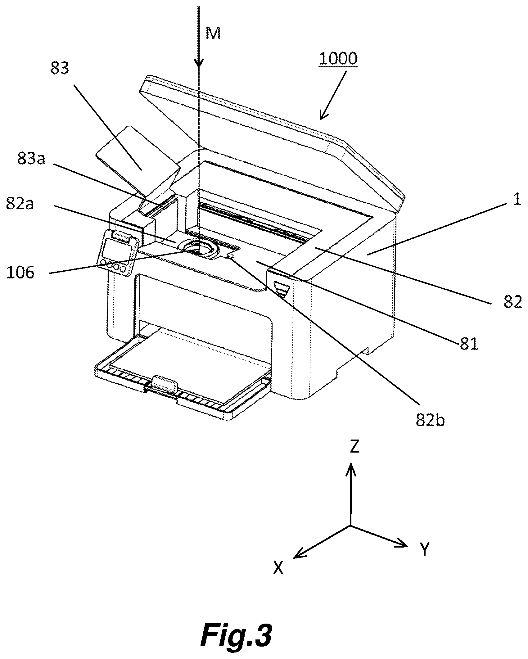 Patent US11841634 Figure 5 – Image forming apparatus and process unit